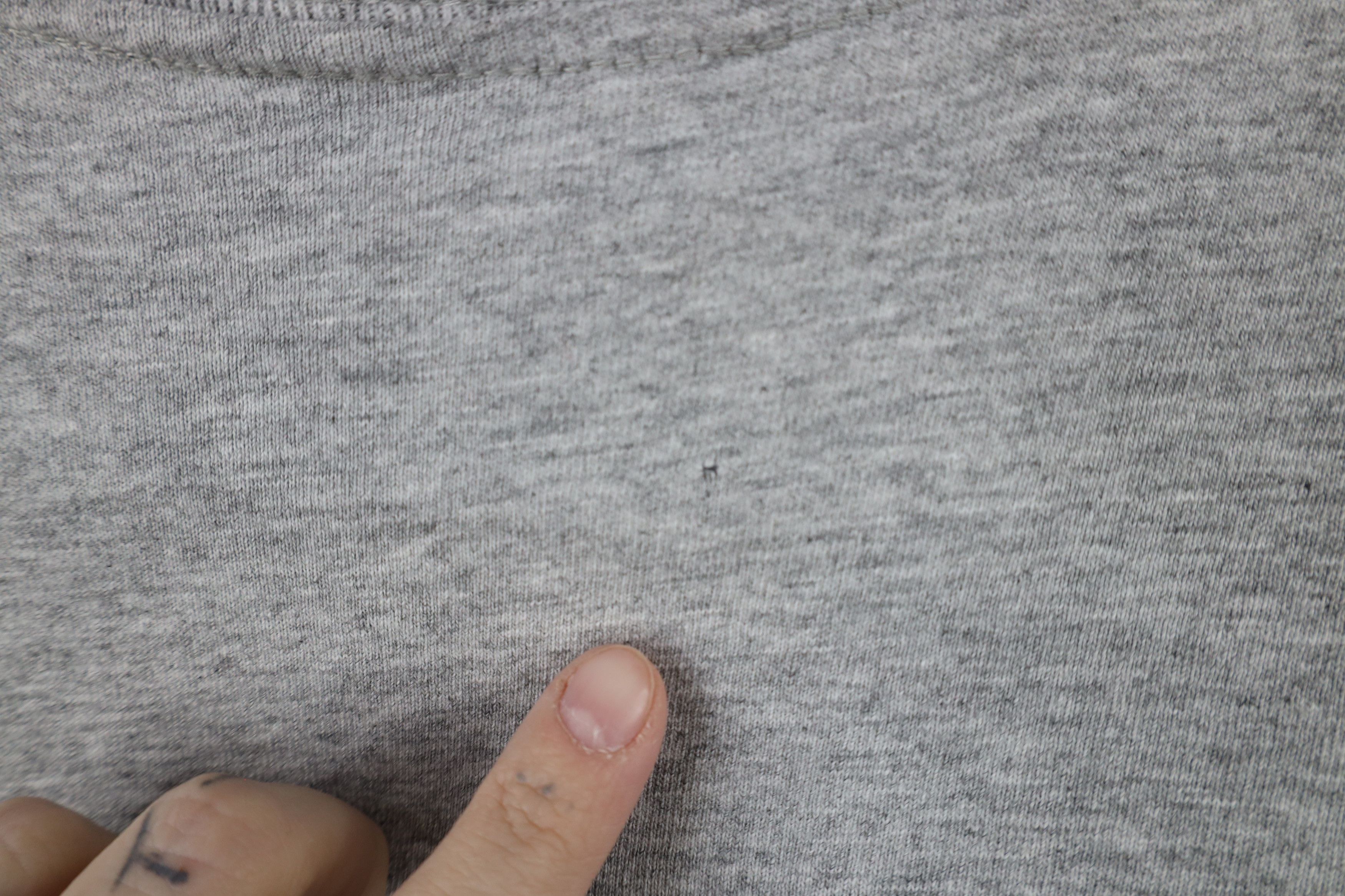 Vintage Vintage 90s Streetwear Long Sleeve T-Shirt Gray Cotton USA Size US L / EU 52-54 / 3 - 9 Thumbnail