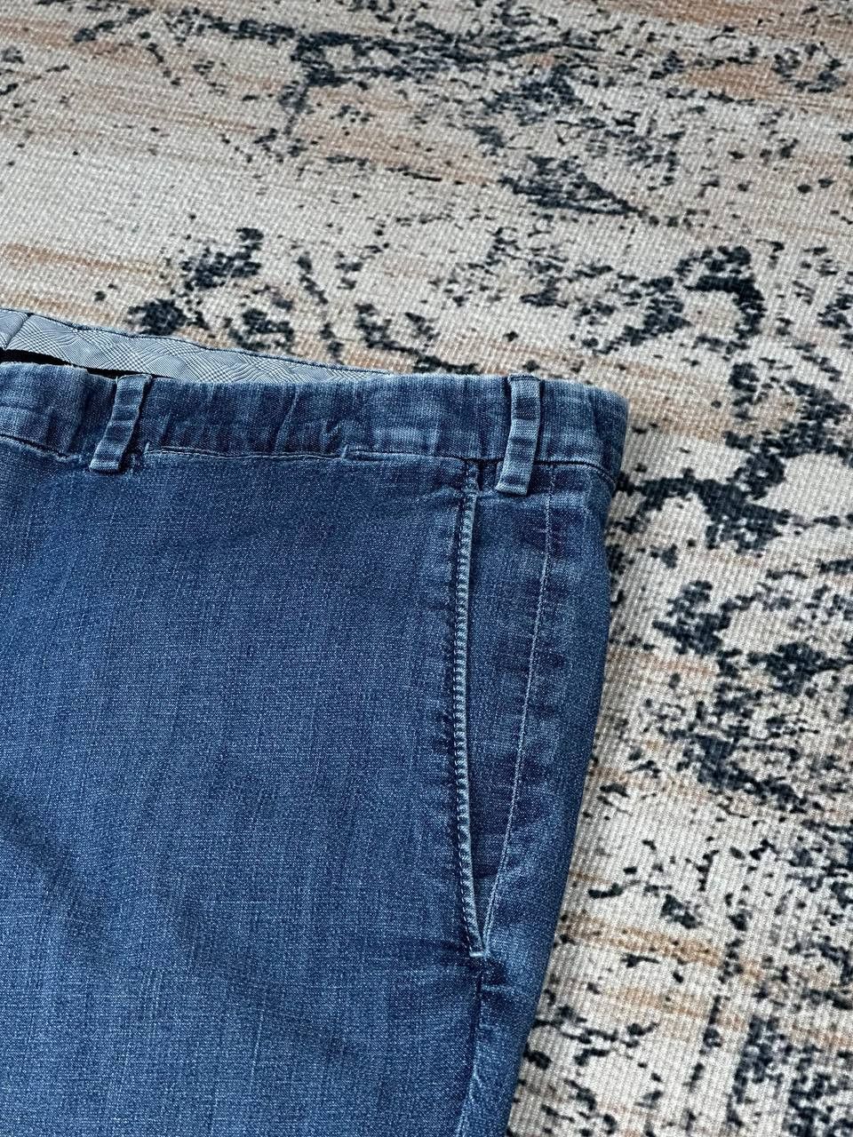 Brioni Brioni Luxury Blue Wide Cotton Casual Denim Pants Size US 38 / EU 54 - 6 Thumbnail