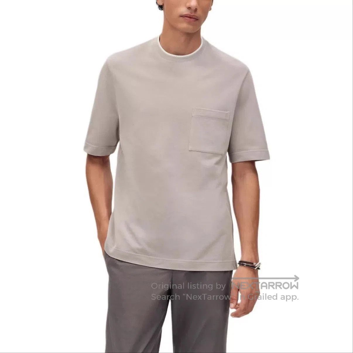 Hermes Gray Short. Size US L / EU 52-54 / 3 - 6 Thumbnail