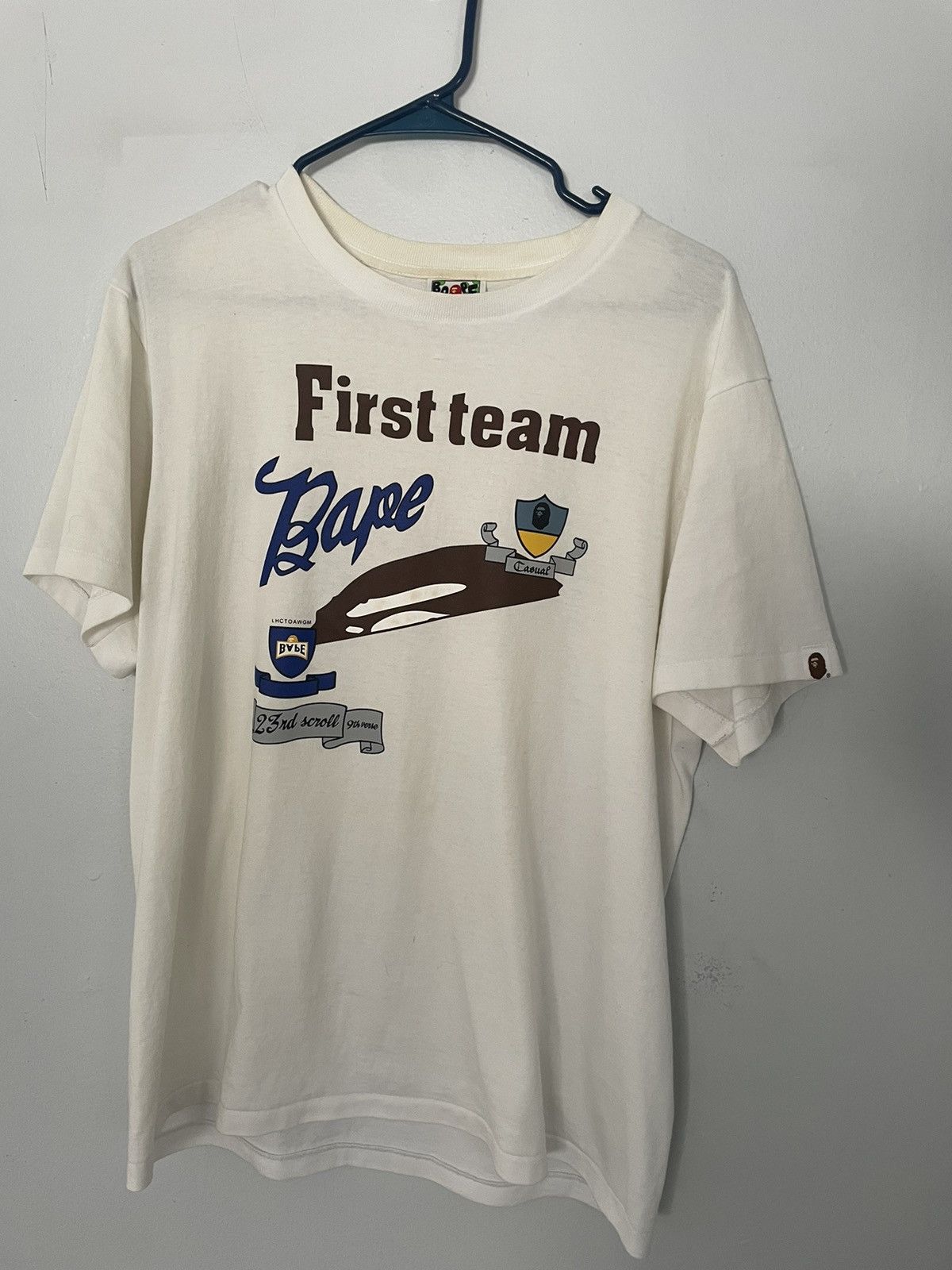 Bape Vintage First Team Tee Size US M / EU 48-50 / 2 - 1 Thumbnail