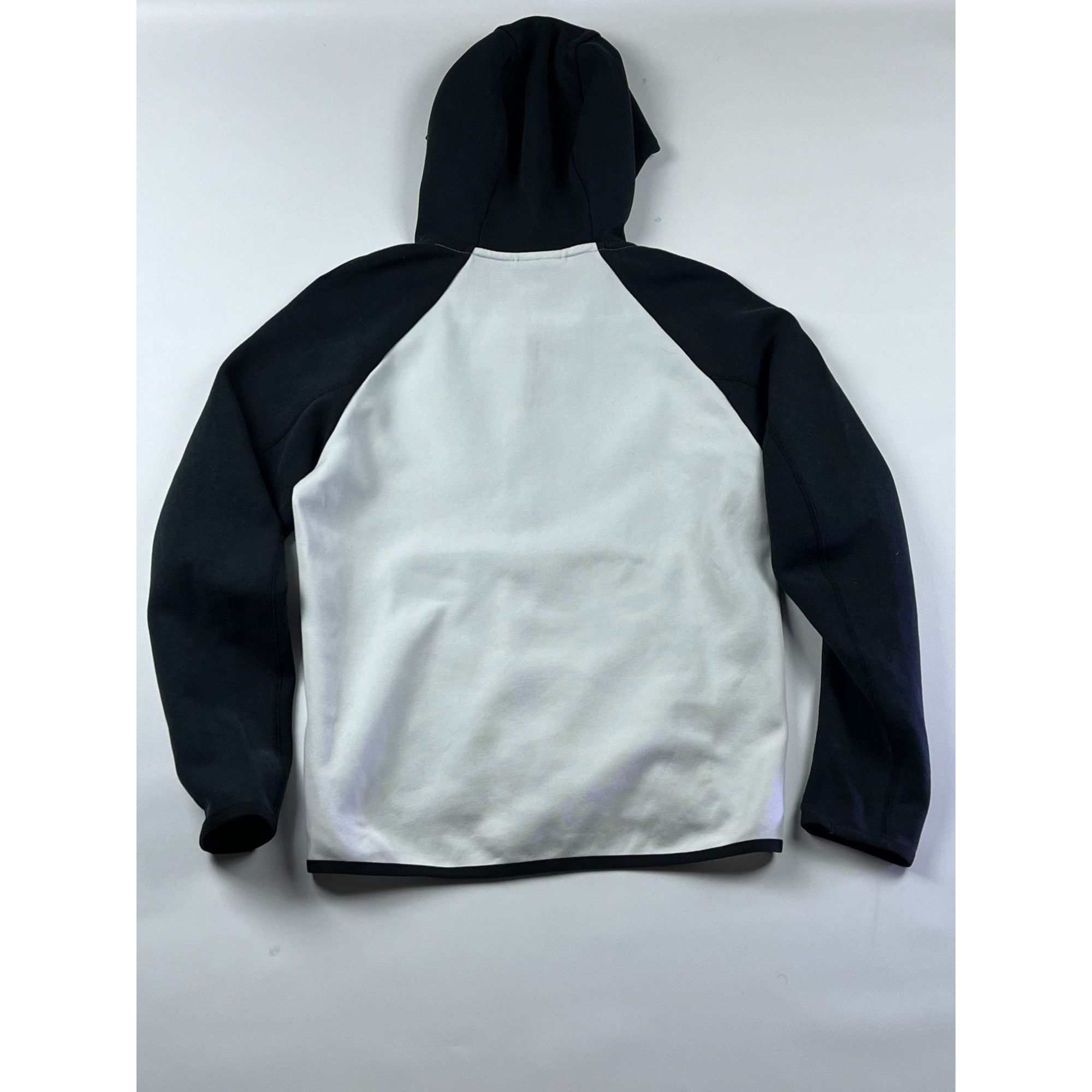 Nike × Vintage Nike Tech Fleece Full-Zip Hoodie XS Black & White Size US XS / EU 42 / 0 - 7 Thumbnail