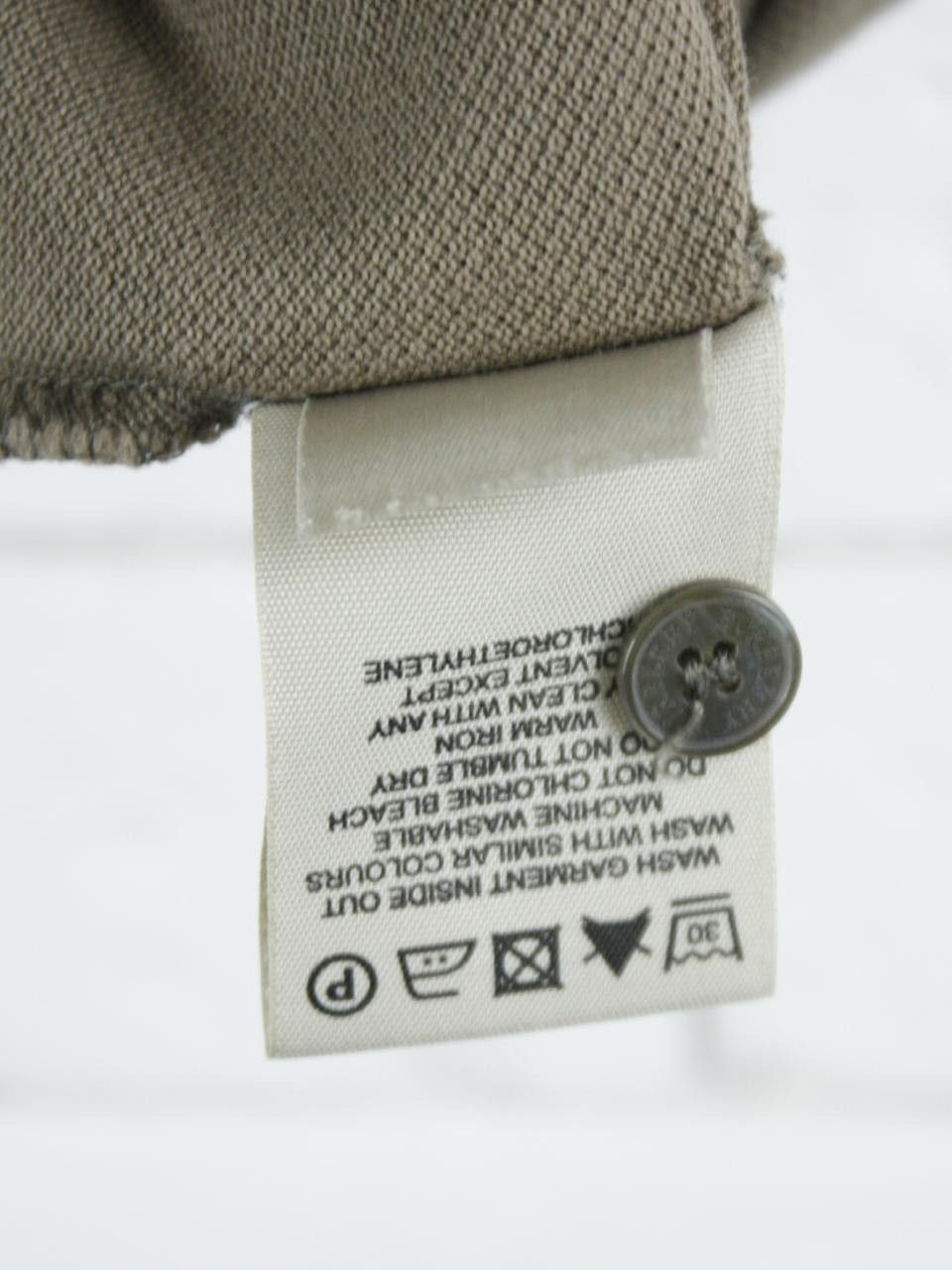 Burberry Burberry Olive Green Polo Shirt Nova Check Collar Vintage Size US S / EU 44-46 / 1 - 7 Thumbnail