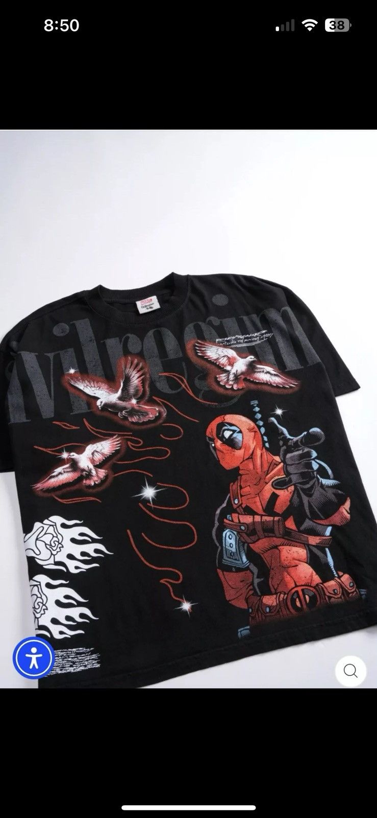 Civil Regime Civil Regime Deadpool Still Alive 199x Oversized Tee Size US M / EU 48-50 / 2 - 6 Thumbnail