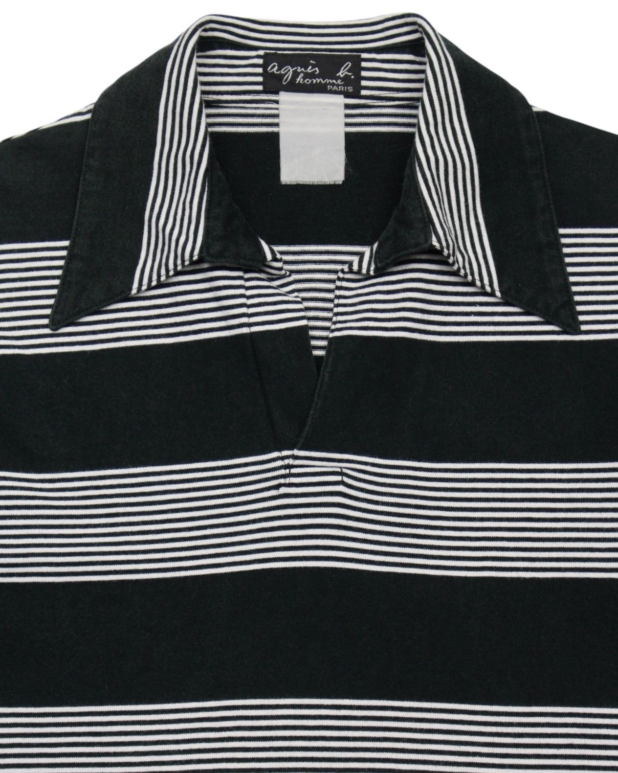 agnes b. 2000S AGNÈS B. HOMME WIDE STRIPE COLLARED SHIRT Size US M / EU 48-50 / 2 - 3 Thumbnail