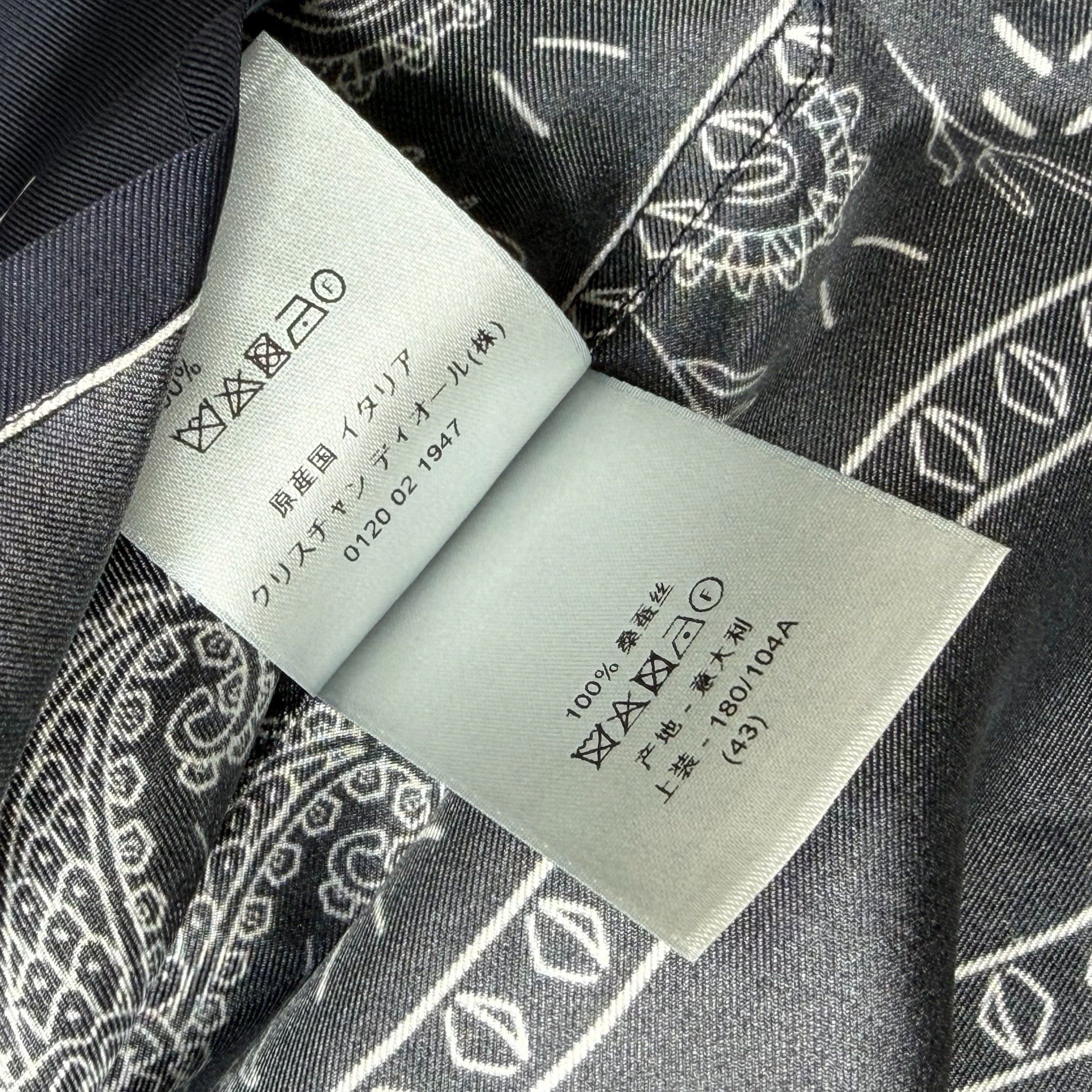 Dior Dior Cactus Jack Silk Button Down Shirt 43 (XL) Size US XL / EU 56 / 4 - 7 Thumbnail