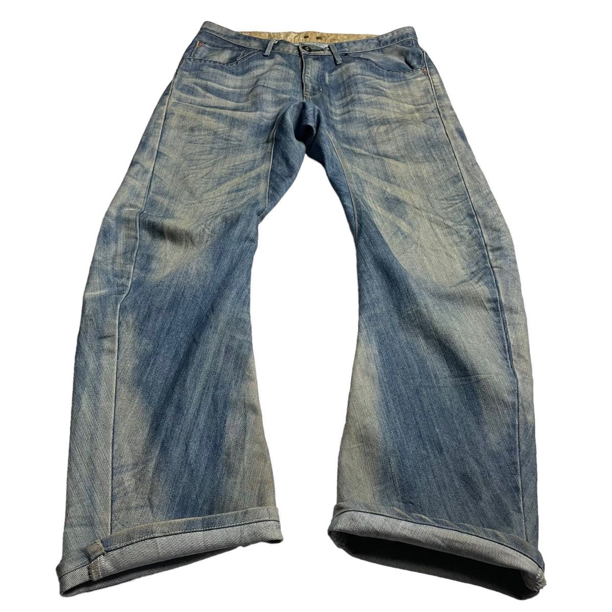 Edwin 🇯🇵 VINTAGE EDWIN 503 E-FUNCTION WASHED J CURVE DENIM PANTS Size US 32 / EU 48 - 7 Thumbnail