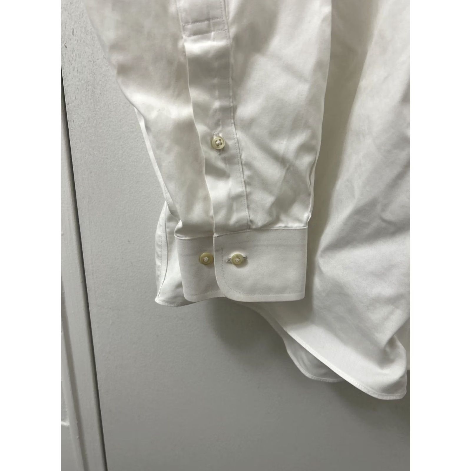 Brooks Brothers Brooks Brothers Original Polo Shirt Mens 17 White Non Iron Button Up L/S Shirt Dress Shirt Regular 100% Cotton Size US XL / EU 56 / 4 - 6 Thumbnail