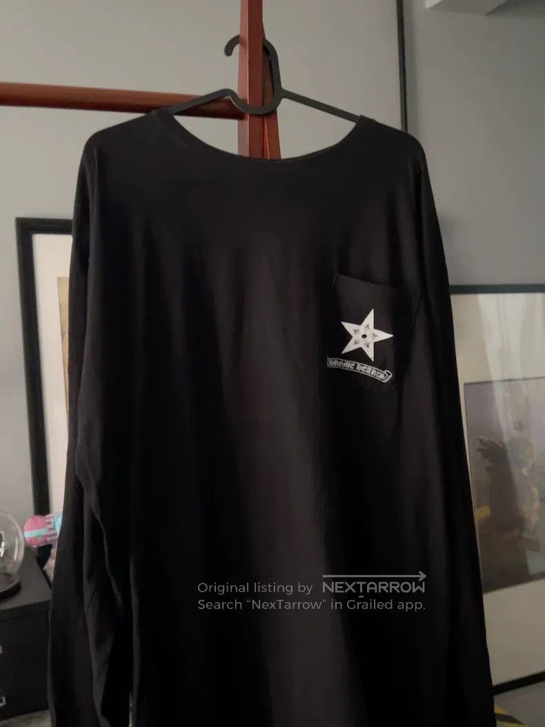 Chrome Hearts CHROME HEARTS Size XL Pentagram long sleeve Size US XL / EU 56 / 4 - 2 Thumbnail