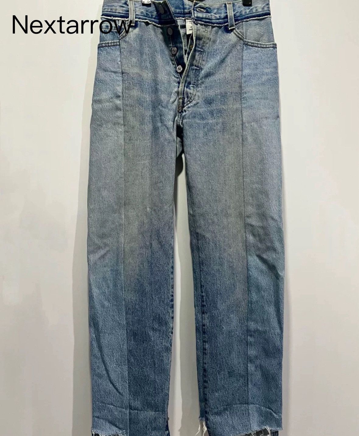 Vetements Vetements Levis Blue Splicing Jeans 2412-Nextarrow Size US 32 / EU 48 - 1 Thumbnail
