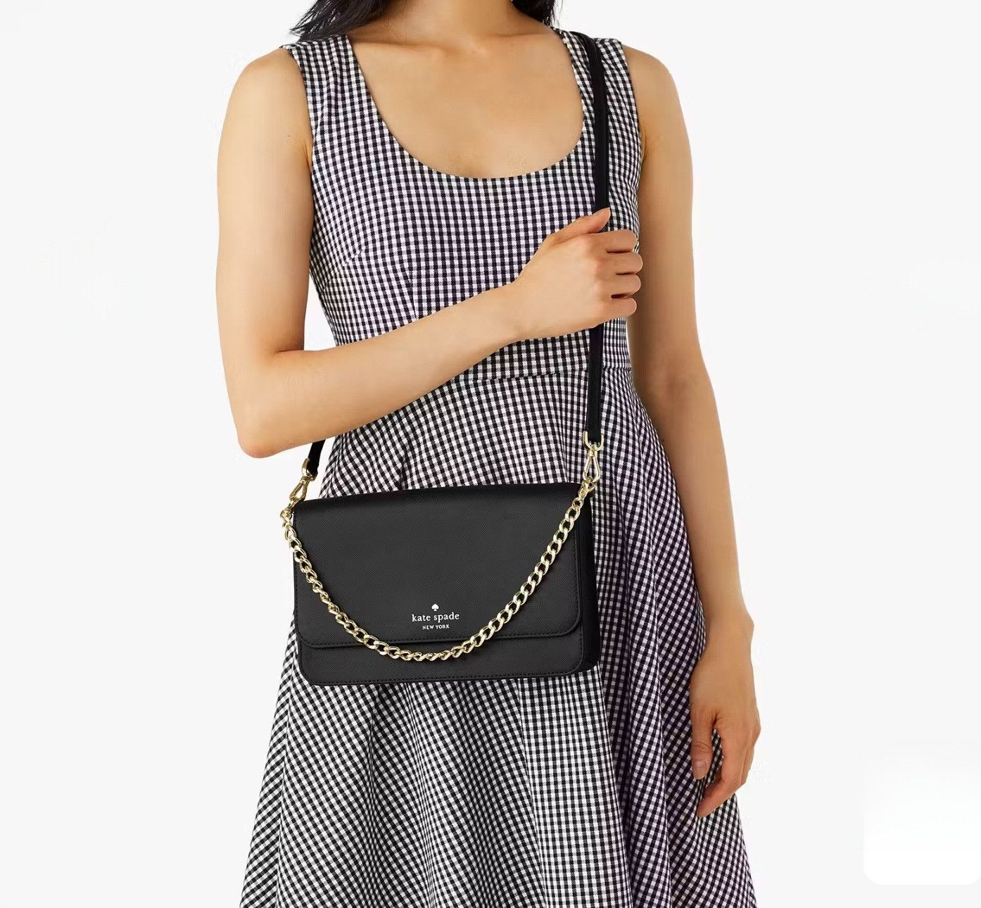 Kate Spade Kate Spade NY Madison Convertible Crossbody (Black) Size ONE SIZE - 1 Thumbnail