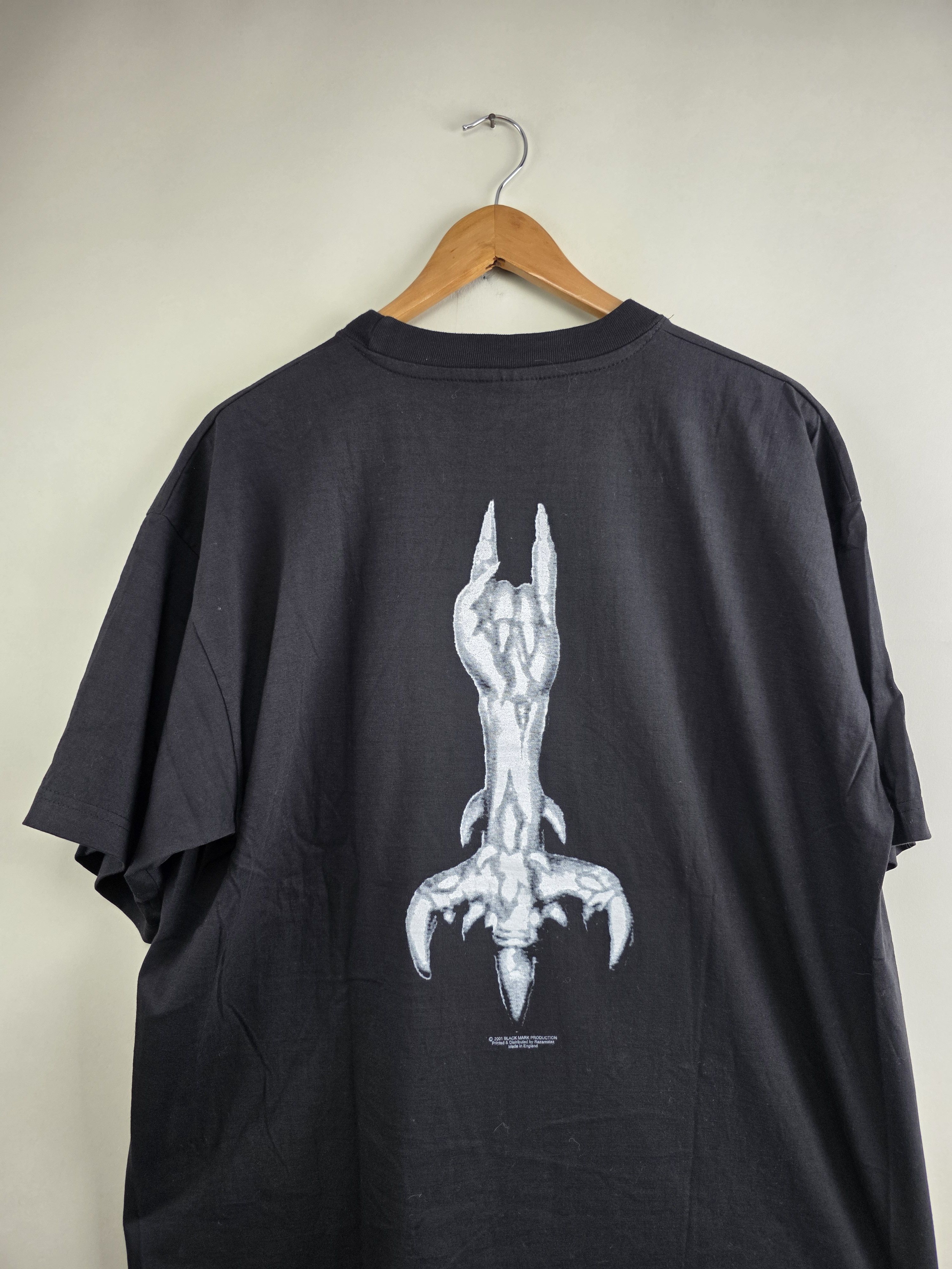 Band Tees 2001 Bathory Blood Fire Death Vintage 90s T shirt Size US XL / EU 56 / 4 - 7 Thumbnail