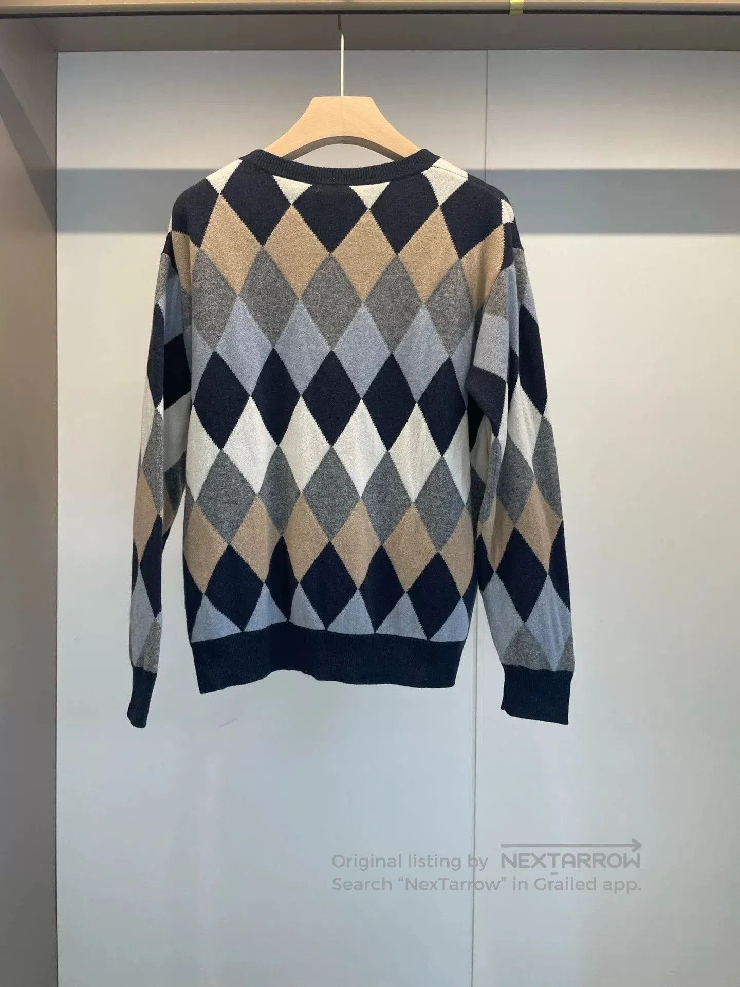 Brunello Cucinelli Brunello Cucinelli Argyle Sequin Sweater XS. Size US XS / EU 42 / 0 - 2 Thumbnail