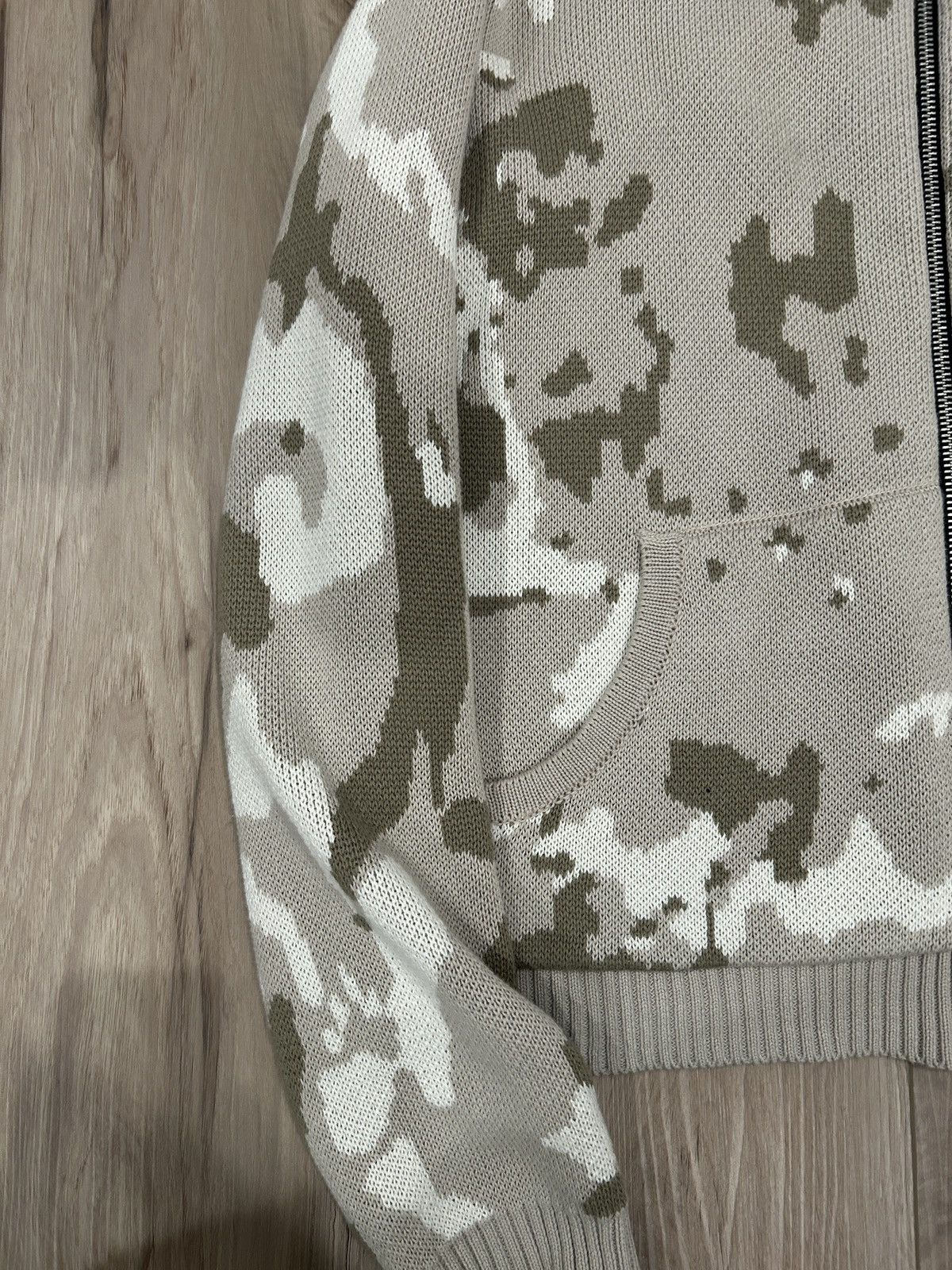 Racer Worldwide Racer worldwide camo knit zip up Size US L / EU 52-54 / 3 - 2 Thumbnail