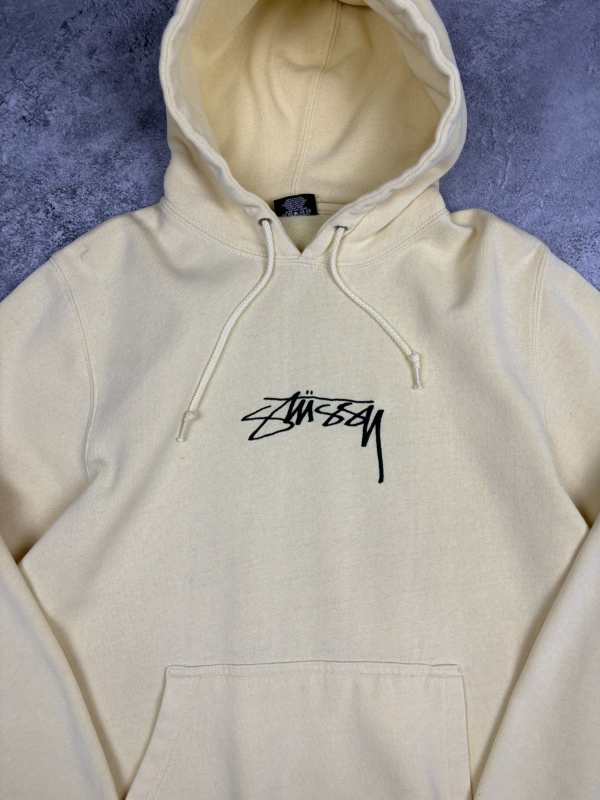 Stussy Hoodies stussy yellow size M Size US M / EU 48-50 / 2 - 2 Thumbnail