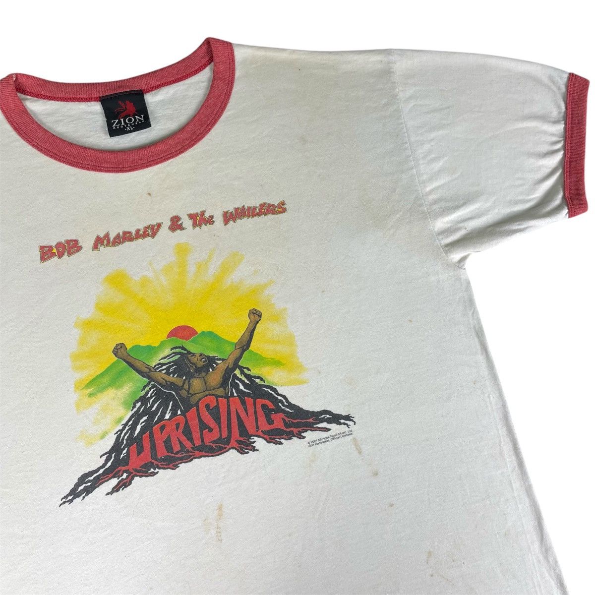 Bob Marley × Vintage Vintage Bob Marley & The Wailers 2001 t shirt Size US XL / EU 56 / 4 - 1 Thumbnail