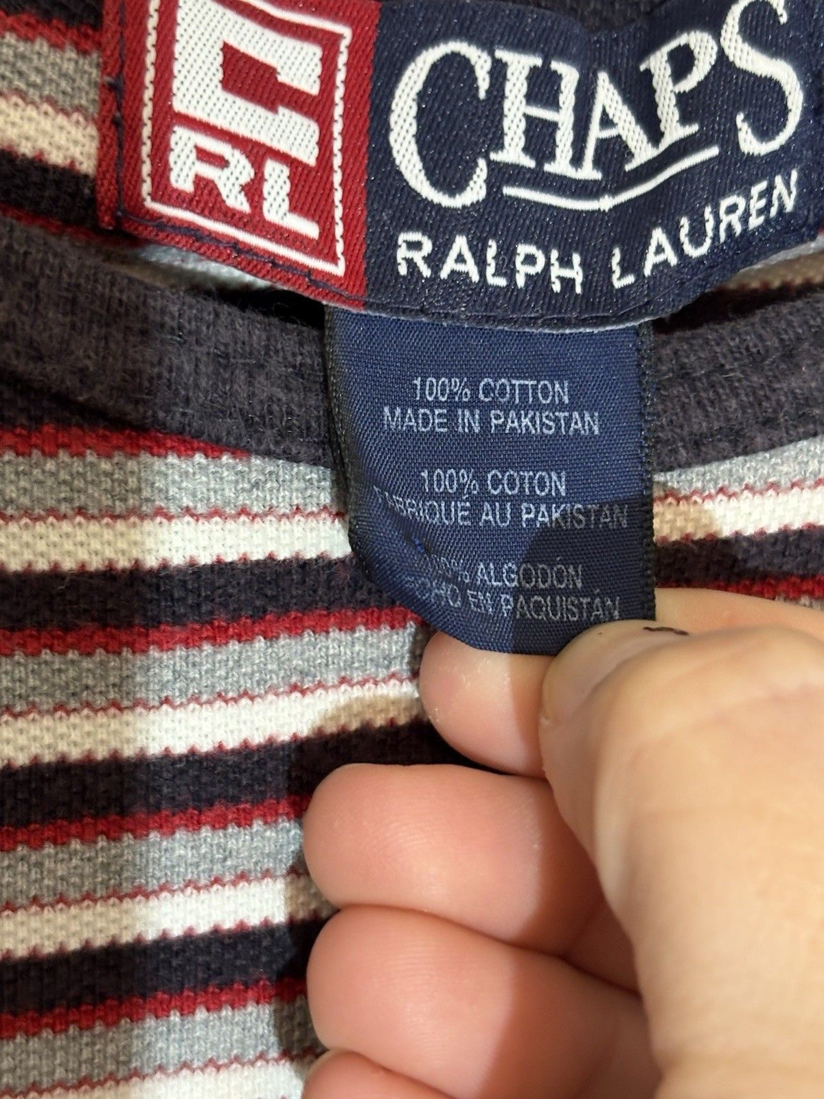 Chaps Chaps Ralph Lauren XL Mens Striped 90s Tshirt Size US XL / EU 56 / 4 - 7 Thumbnail