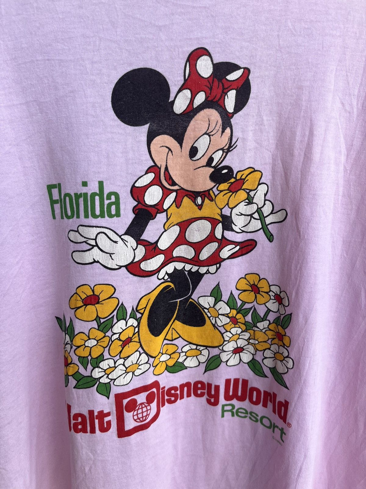 Vintage STEAL! Vintage Minnie Mouse 80s Tee Single Stich Size US S / EU 44-46 / 1 - 7 Thumbnail