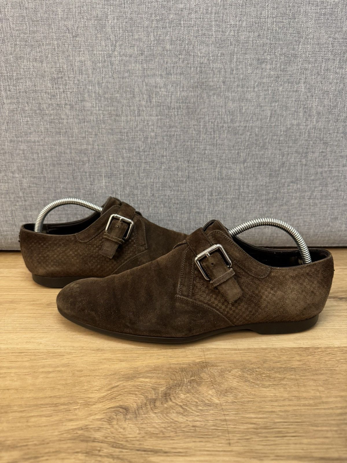Louis Vuitton Louis Vuitton Paris Brown Suede Moccasin Monk 6,5 40,5 Size US 7.5 / EU 40-41 - 2 Thumbnail