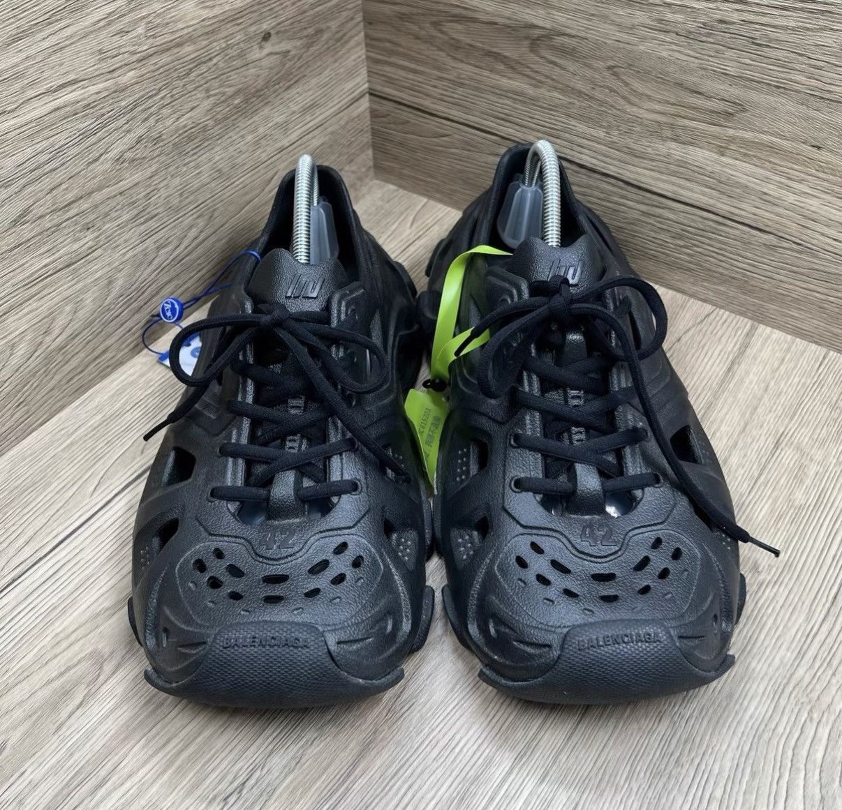 Balenciaga Balenciaga Black Lace-up Sneakers J41 Size US 8.5 / EU 41-42 - 3 Thumbnail