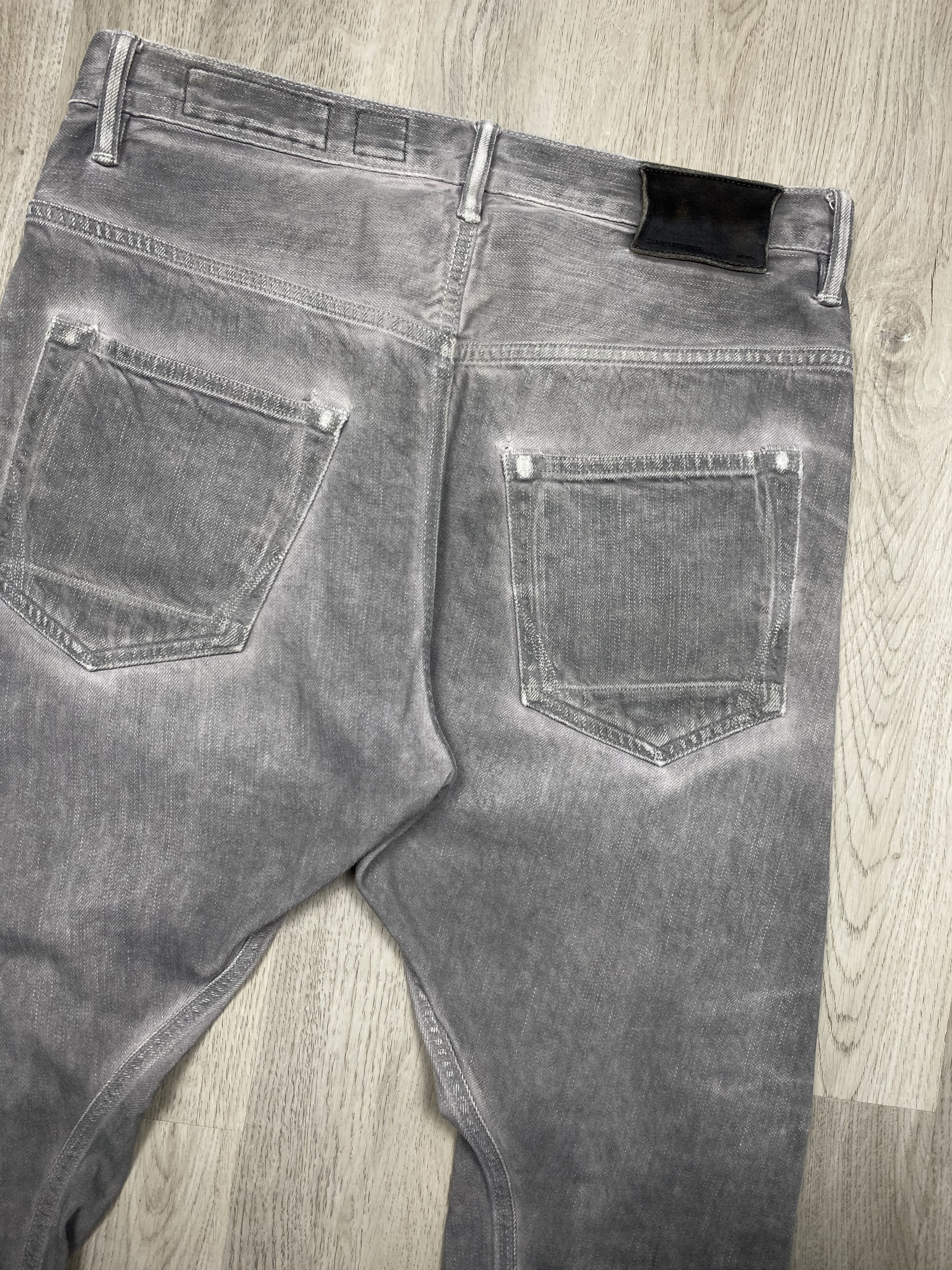 Allsaints Allsaints Mens Tumble Skinny Runner Denim Pants Jeans Size US 28 / EU 44 - 2 Thumbnail