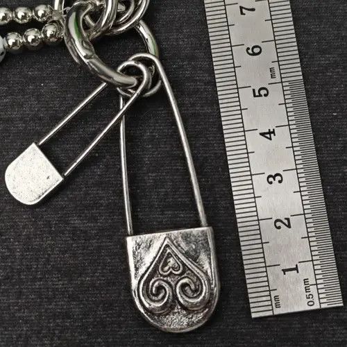 Japanese Brand Retro Bilayer Black White lucky Dice Baccarat Pearl Chain Size ONE SIZE - 5 Thumbnail