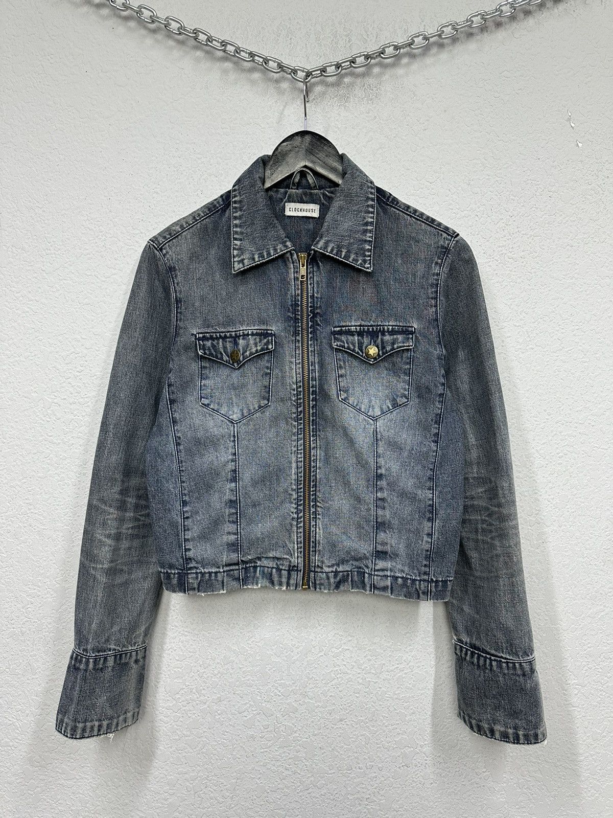 Dolce & Gabbana Vintage Distressed Denim Jacket Opium Archival Clothes Y2k Size M / US 6-8 / IT 42-44 - 2 Thumbnail