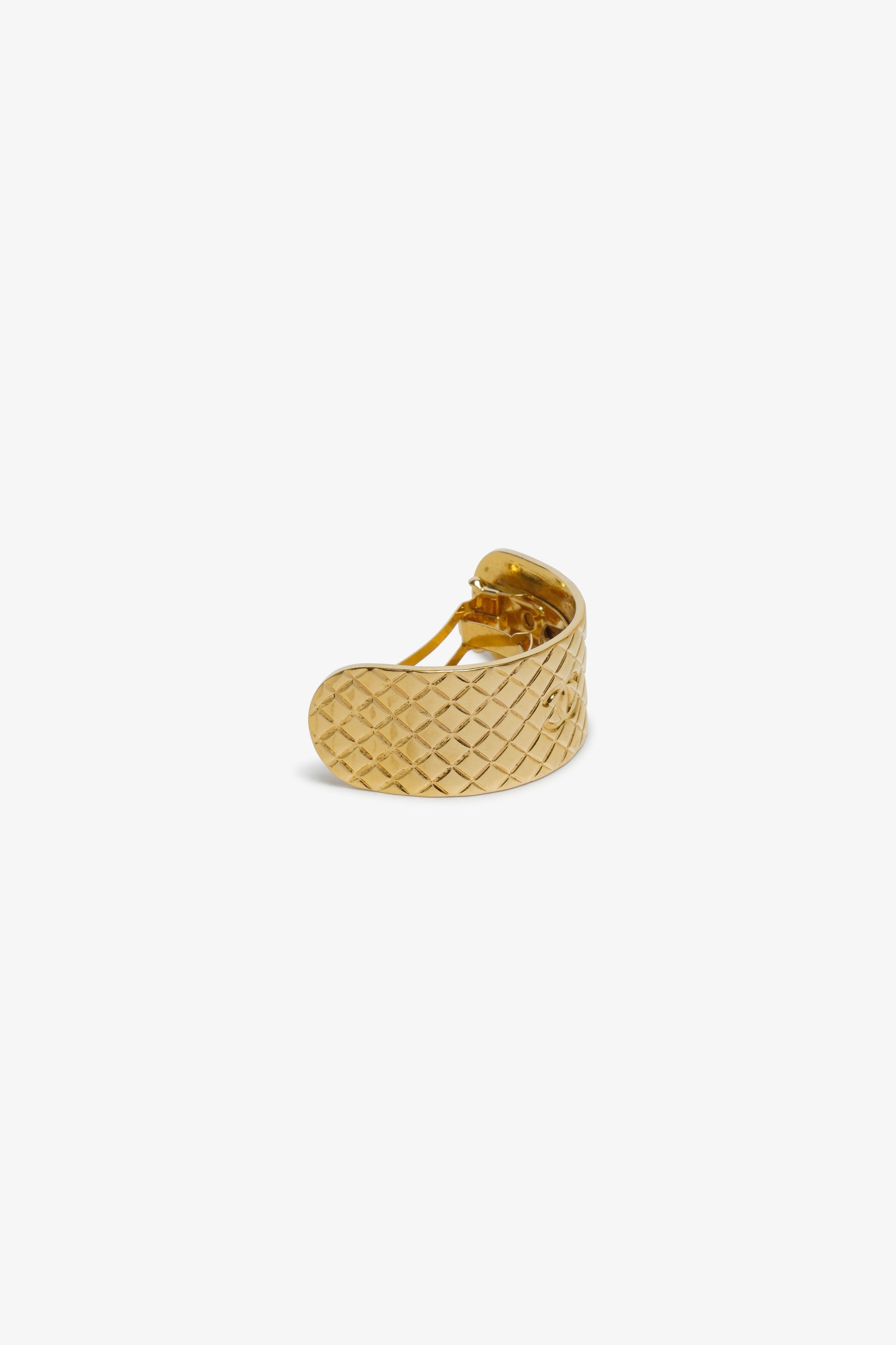 Chanel Chanel Rare CC Logo Gold Tone Hair Barrette 99p Hair Clip Size ONE SIZE - 3 Thumbnail