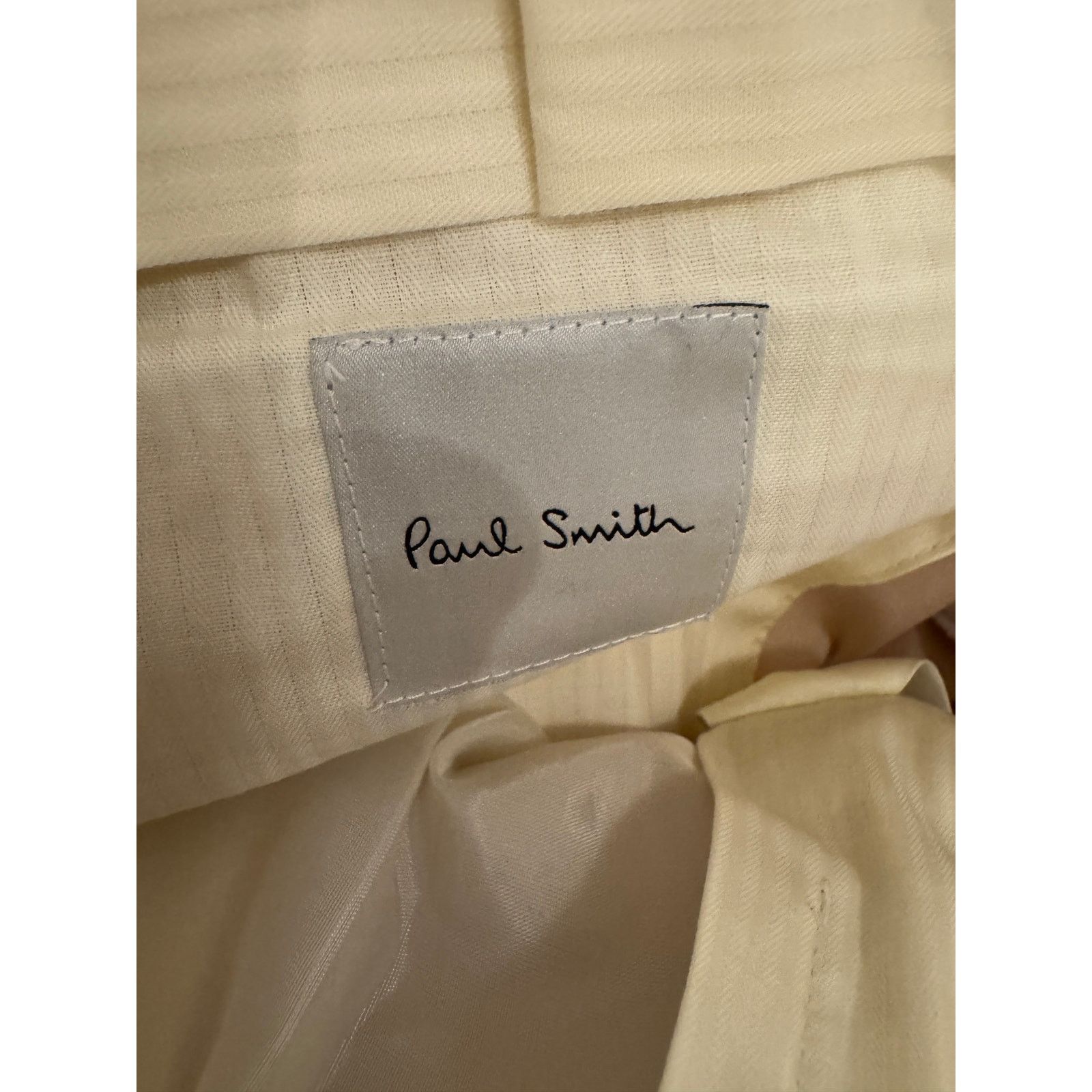Paul Smith Paul Smith NWT Beige Cotton Slim Fit Suit Size 40R - 5 Thumbnail