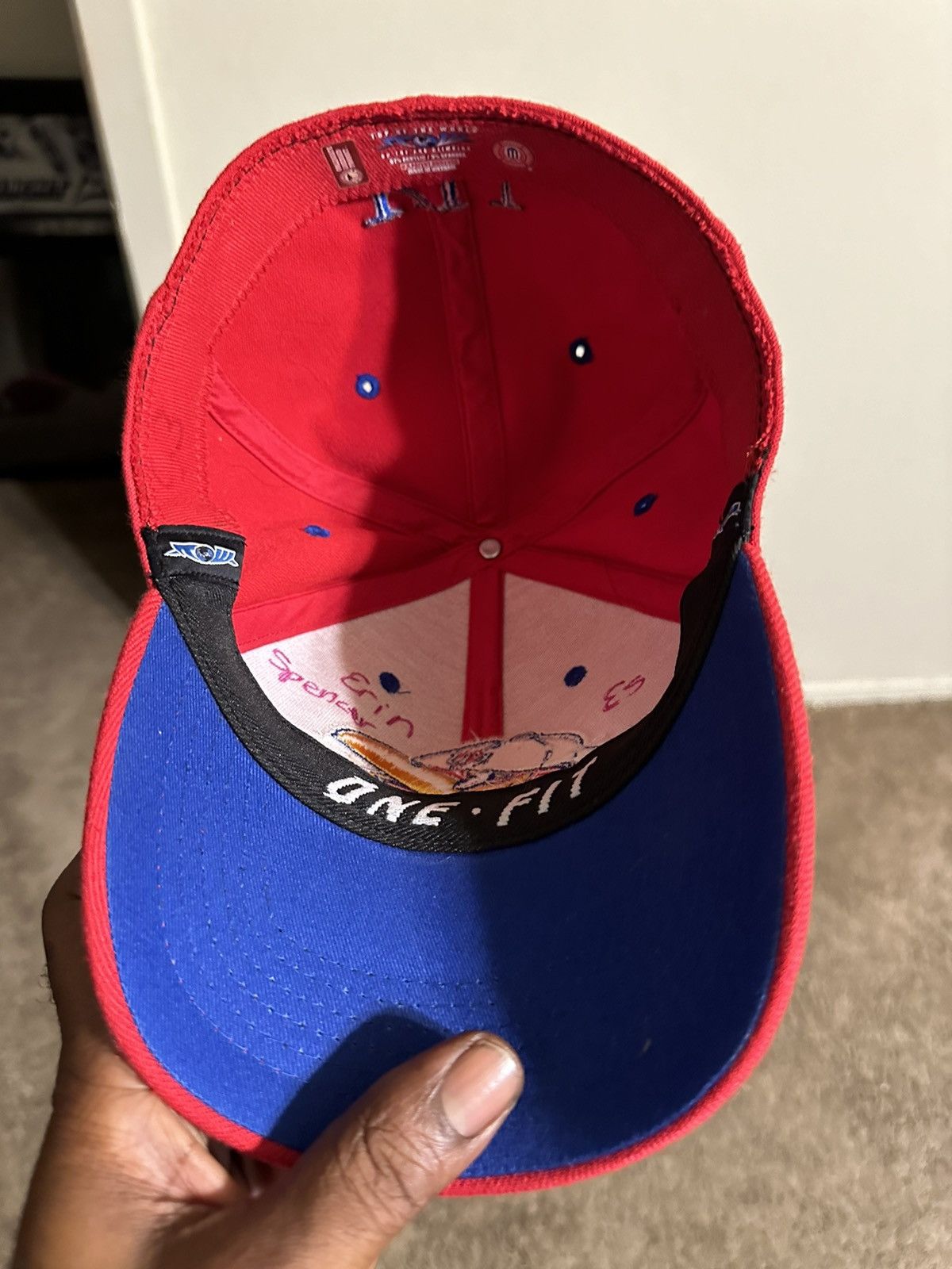 NCAA × Vintage Vintage NCAA Kansas Jayhawks university one size hat 90s Size ONE SIZE - 7 Thumbnail