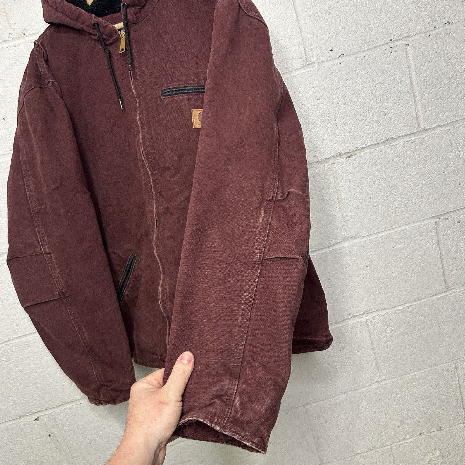Carhartt Carhartt Sherpa-Lined Hooded Detroit Jacket “Port Heather” Size US XL / EU 56 / 4 - 11 Thumbnail