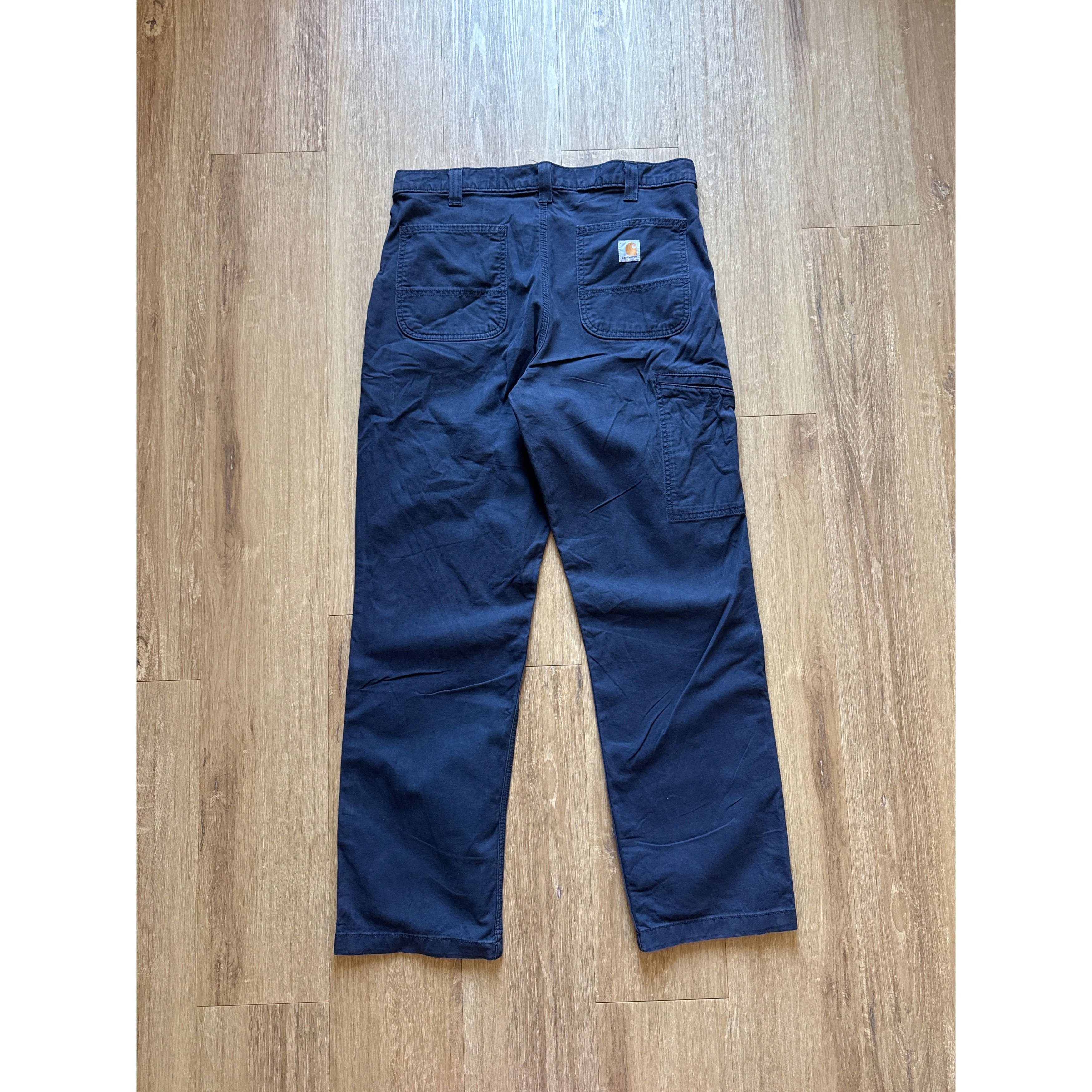Other Carhartt Navy Relaxed Fit Carpenter Pants Size US 35 - 1 Thumbnail