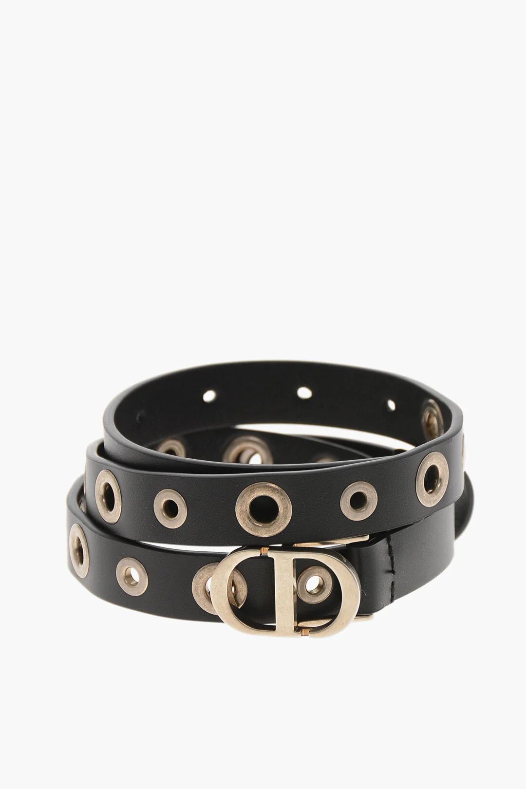 Dior o1mm0326 Size: 75 / Slim-Fit Leather Belt in Black Size ONE SIZE - 1 Thumbnail