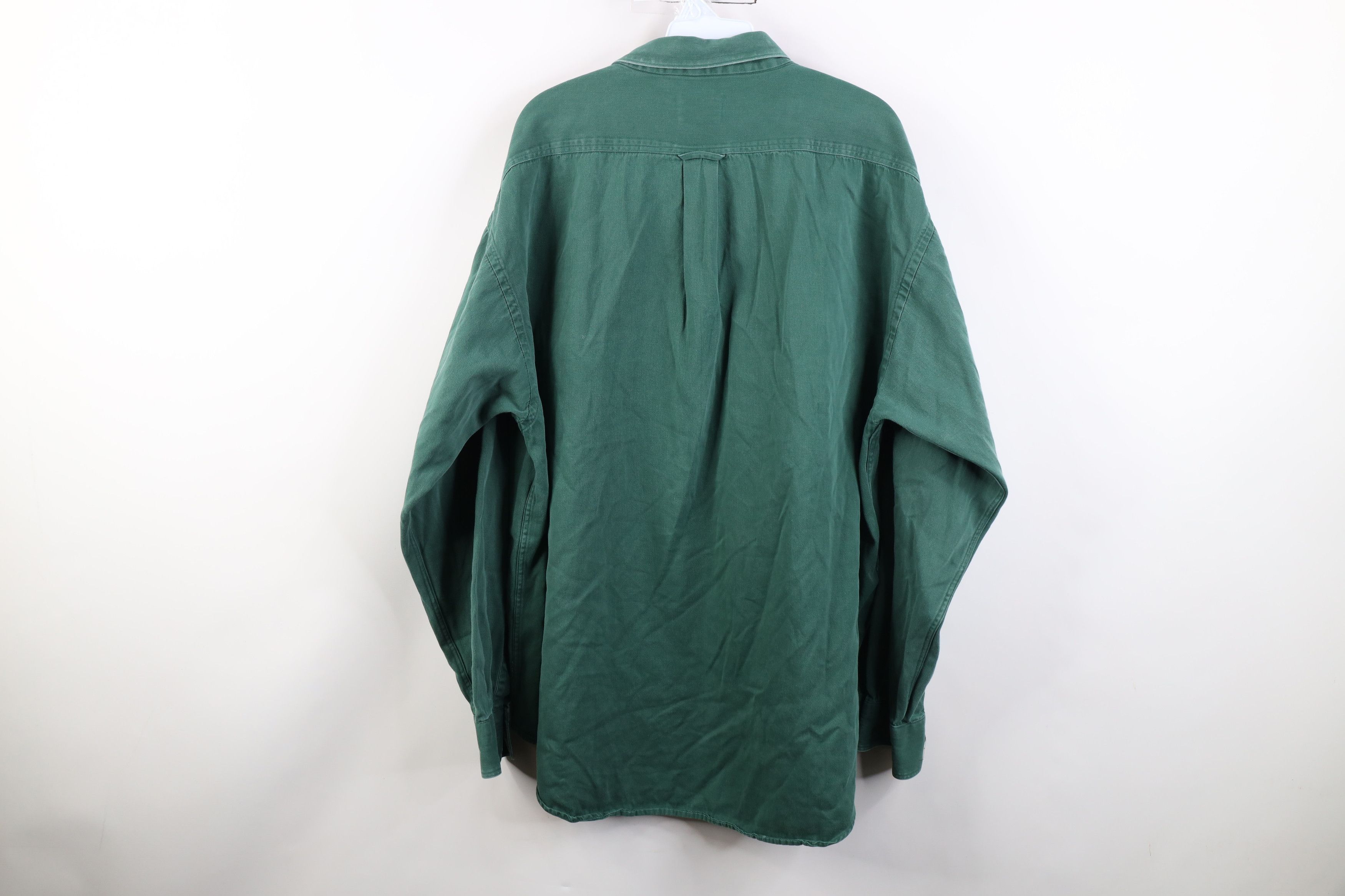 American Eagle Outfitters Vintage 90s American Eagle Outfitters Twill Button Shirt Size US XL / EU 56 / 4 - 12 Thumbnail