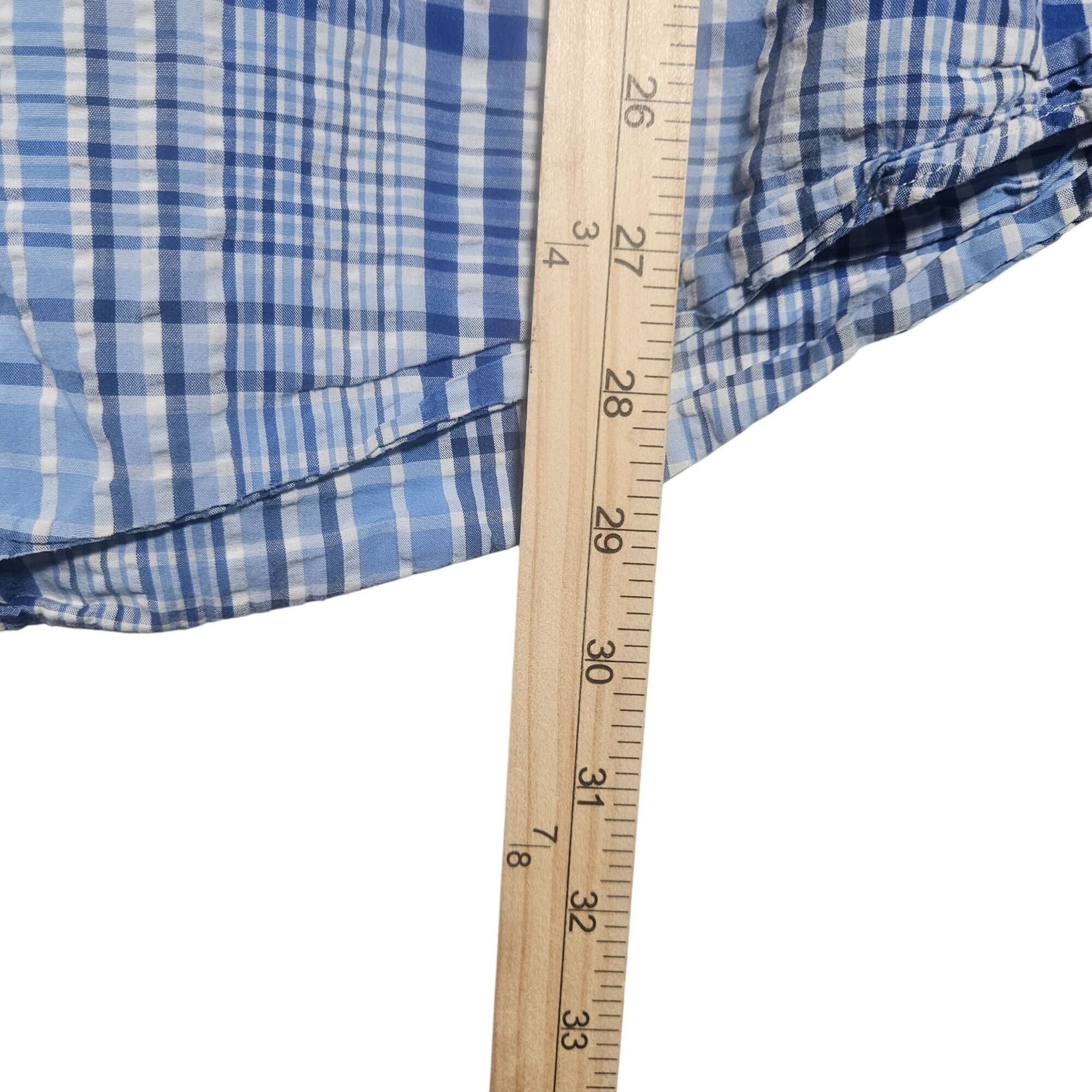 Ralph Lauren Ralph Lauren Mens Blue Plaid Shirt XL Y2K Preppy Classic Fit Size US XL / EU 56 / 4 - 7 Thumbnail