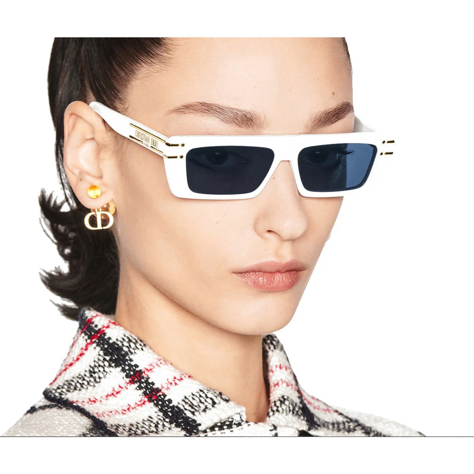Celine NEW Dior Sunglasses DiorSignature S2U 50B0 White/Blue Women Size ONE SIZE - 1 Thumbnail