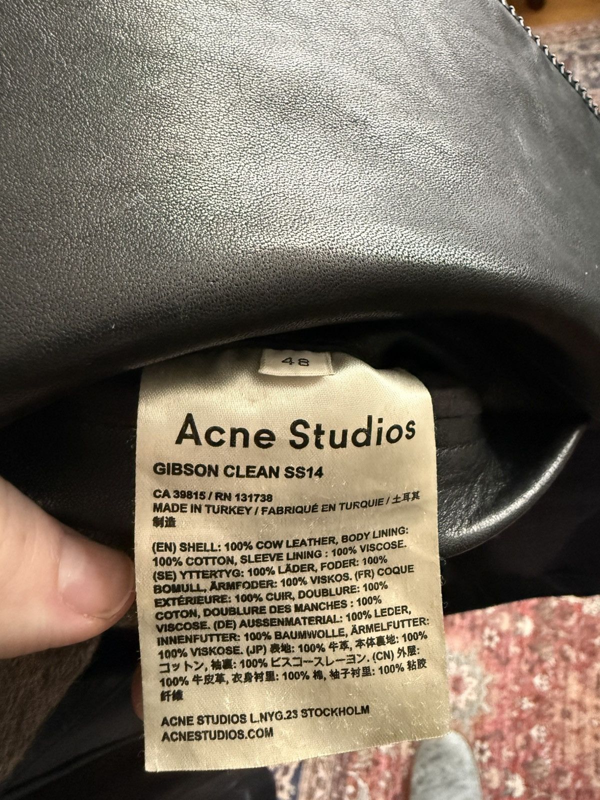 Acne Studios 🐦‍⬛ Acne Studios Gibson Clean SS14 sz 48 Size US M / EU 48-50 / 2 - 5 Thumbnail