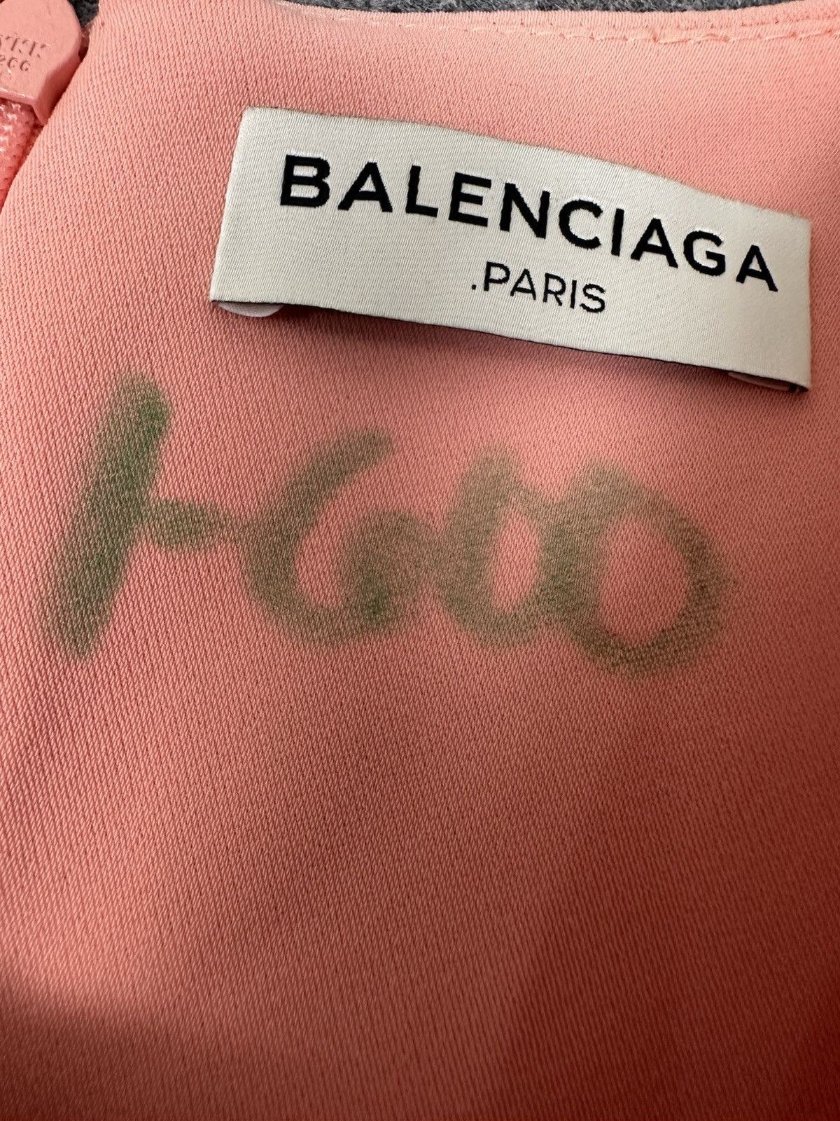 Balenciaga Balenciaga S/S15 Pleated Polyester Peach Long Sleeve Blouse Size XS / US 0-2 / IT 36-38 - 10 Thumbnail