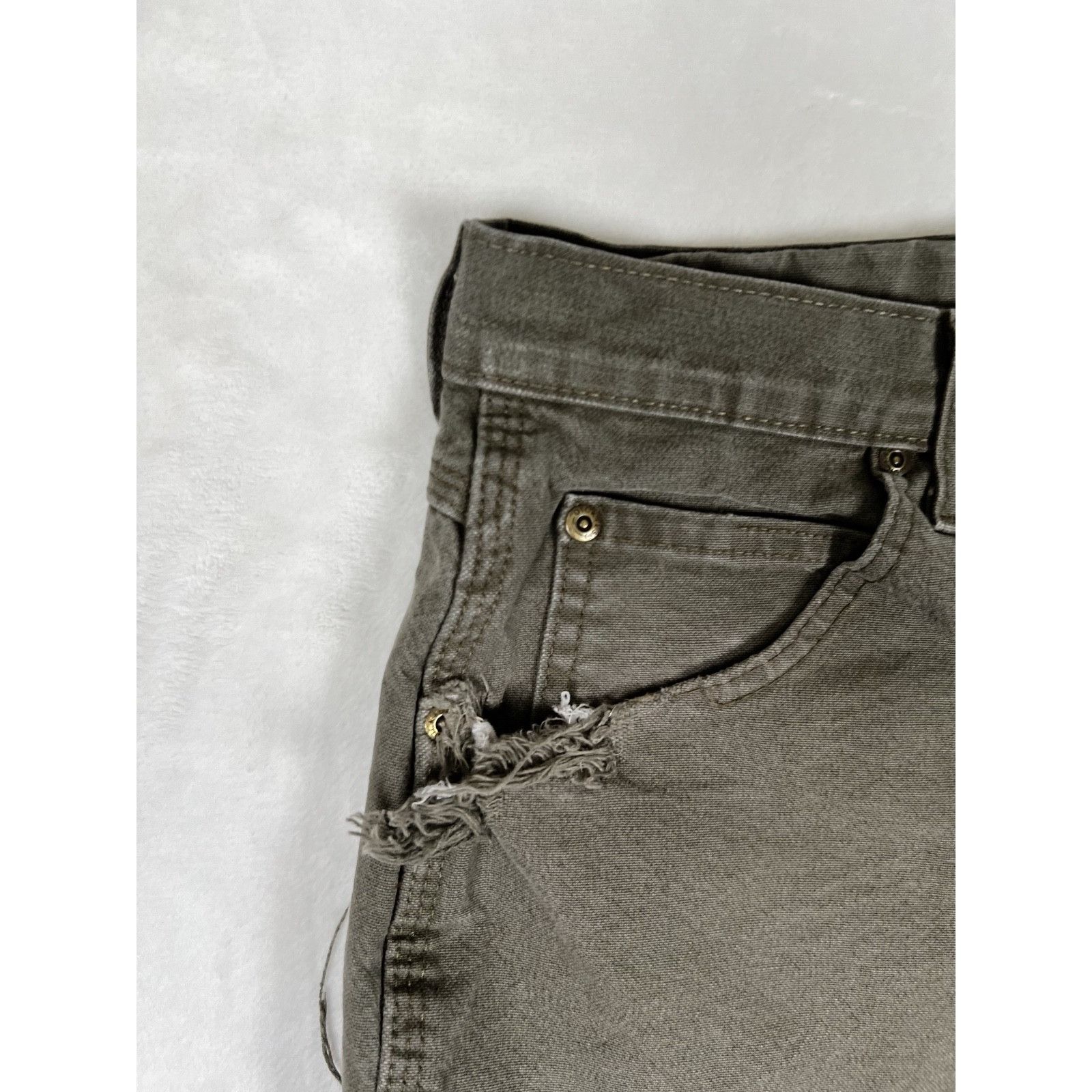 Dickies Vintage Dickies Carpenter Pants Faded Olive Green Size 36x30 Size US 36 / EU 52 - 3 Thumbnail