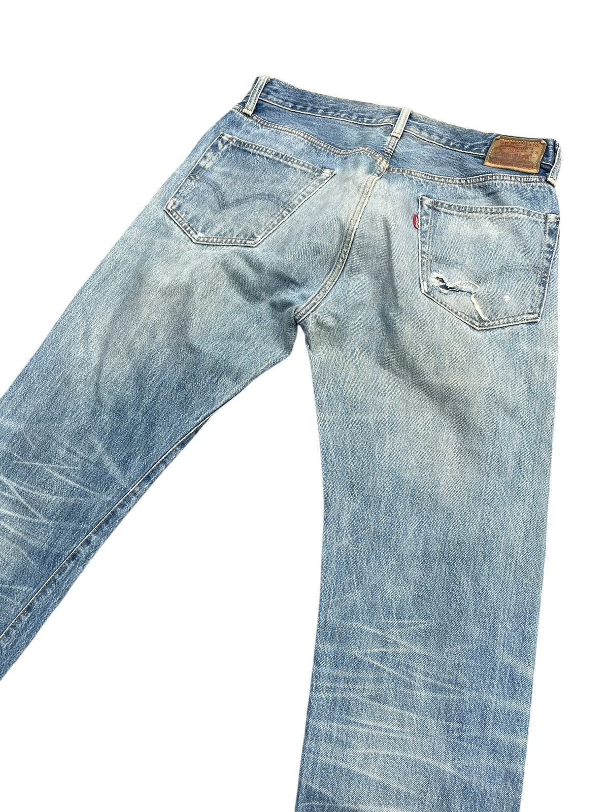 Levi's Vintage 90’s Levi’s Lot 501Z E Selvedge Distresed Size US 34 / EU 50 - 8 Thumbnail