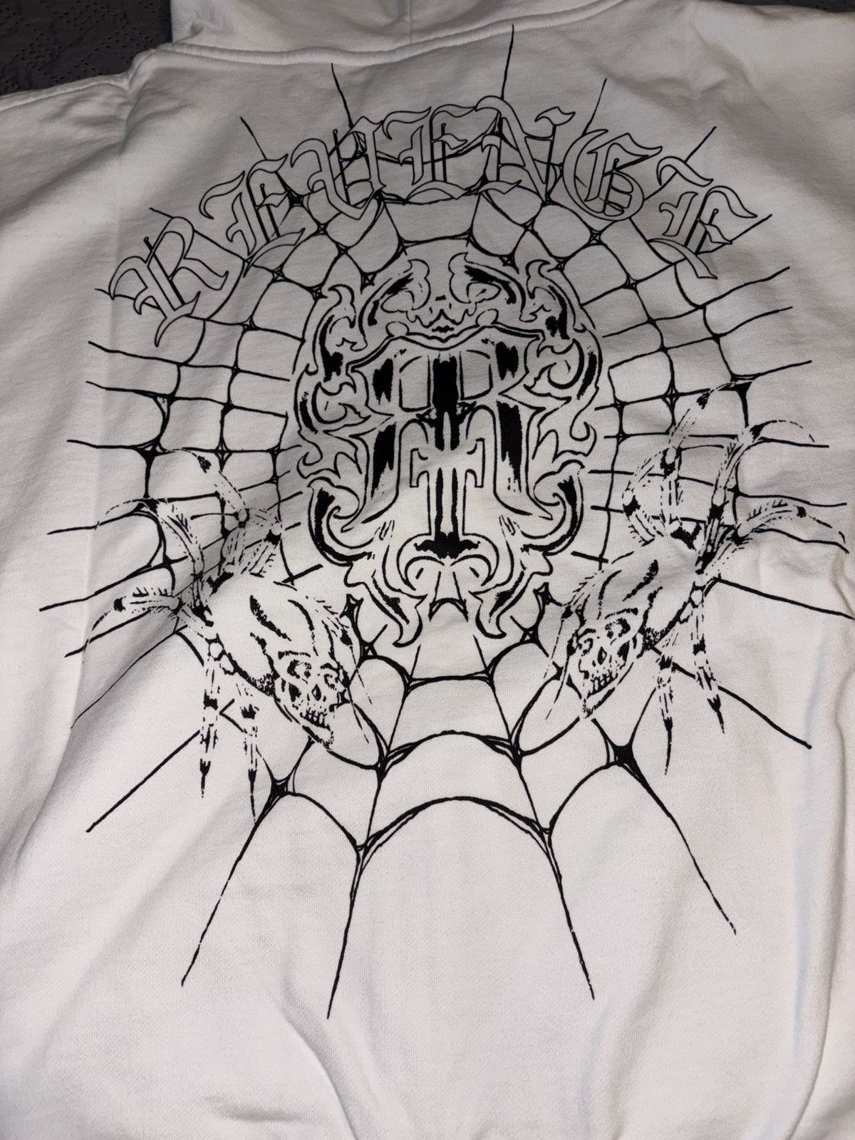 Revenge Revenge white prison tattoo zip hoodie Size US L / EU 52-54 / 3 - 3 Thumbnail