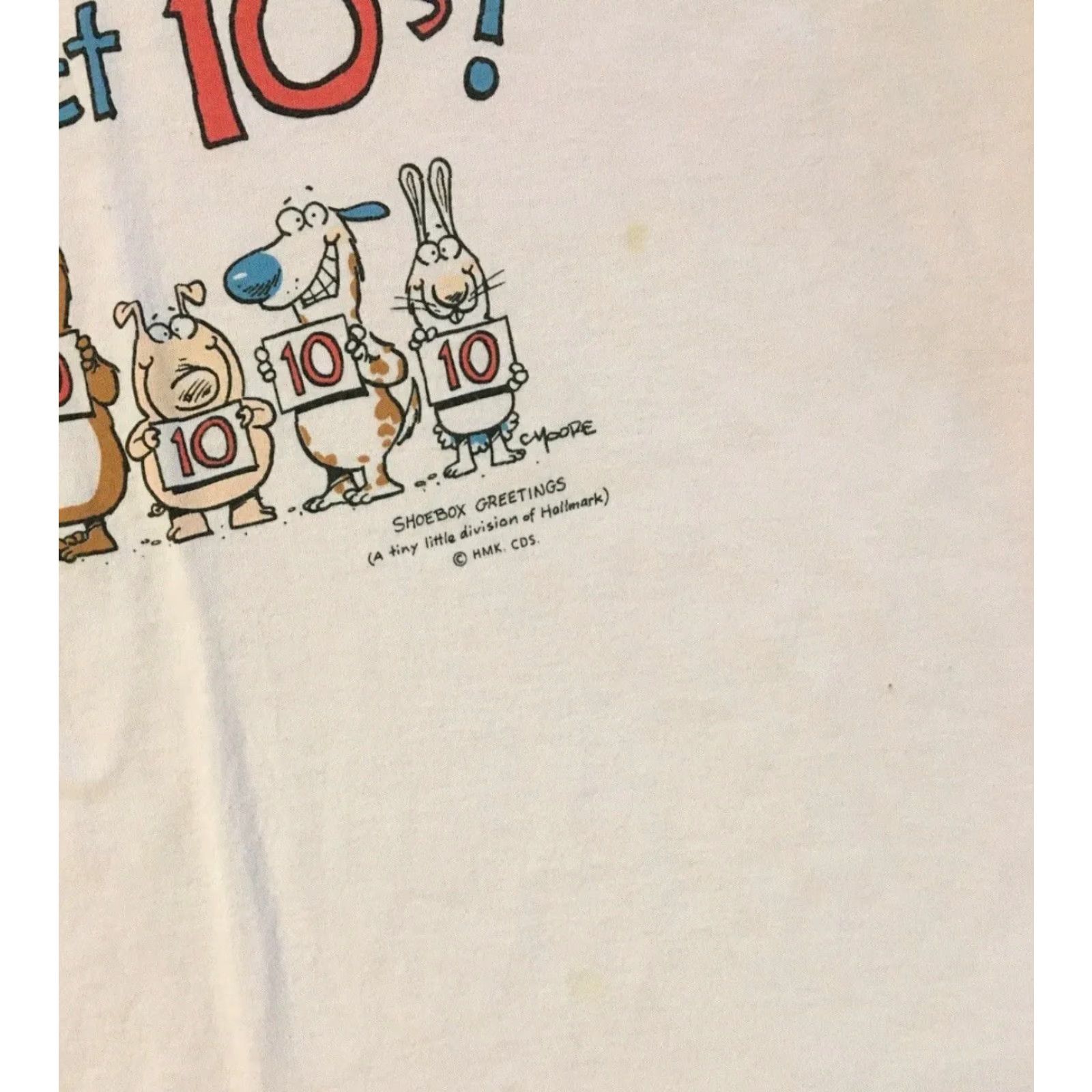 Vintage VINTAGE 90s 50 Is Five Perfect 10s Faded Shirt L Pink Single Stitch Shirt Mens T-Shirt Short Sleeve Graphic Tee USA 80s 90s Funny Grunge Size US L / EU 52-54 / 3 - 5 Thumbnail