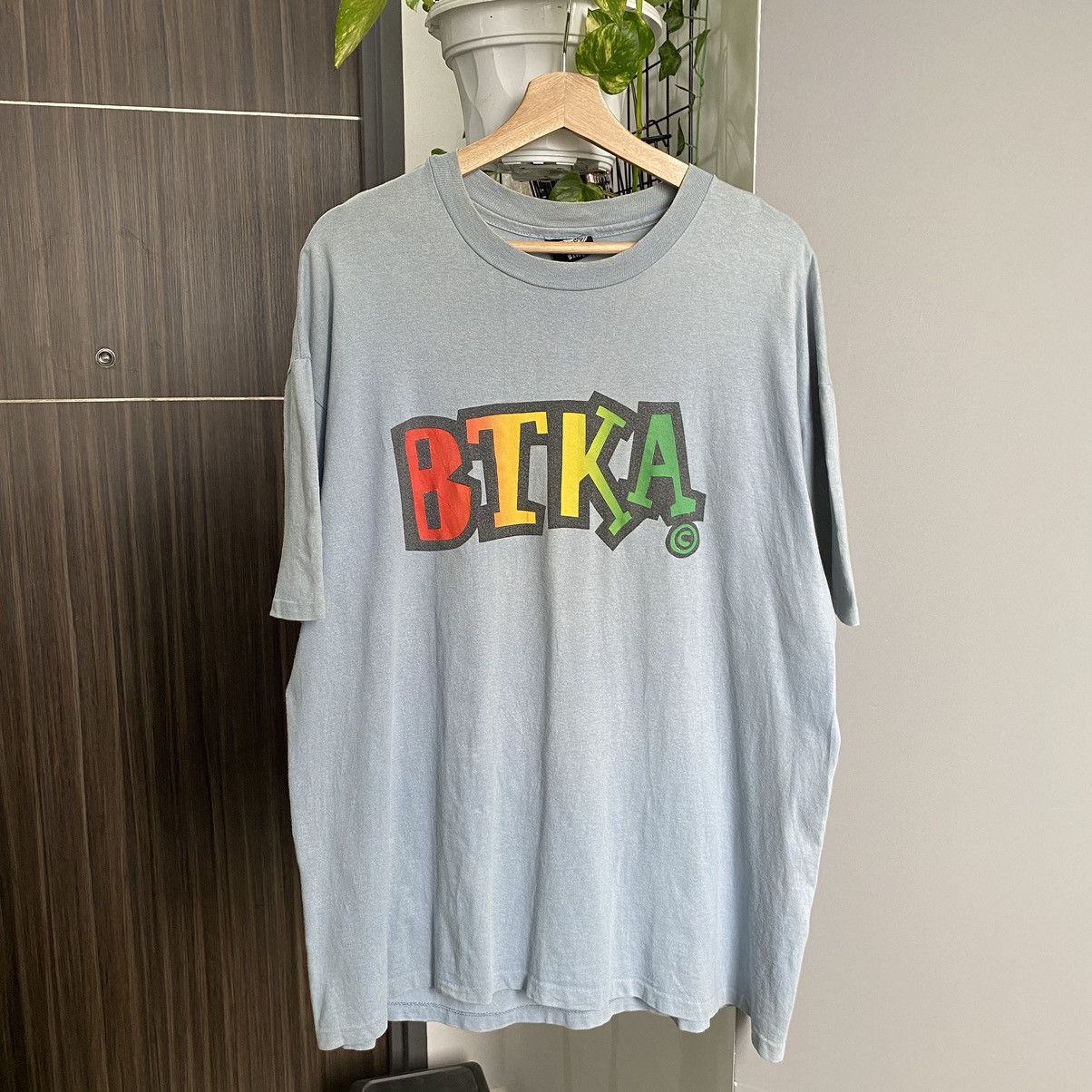 Vintage Thrashed Faded Vintage 90s BTKA London ERD GRUNGE TEE Size US XL / EU 56 / 4 - 4 Thumbnail