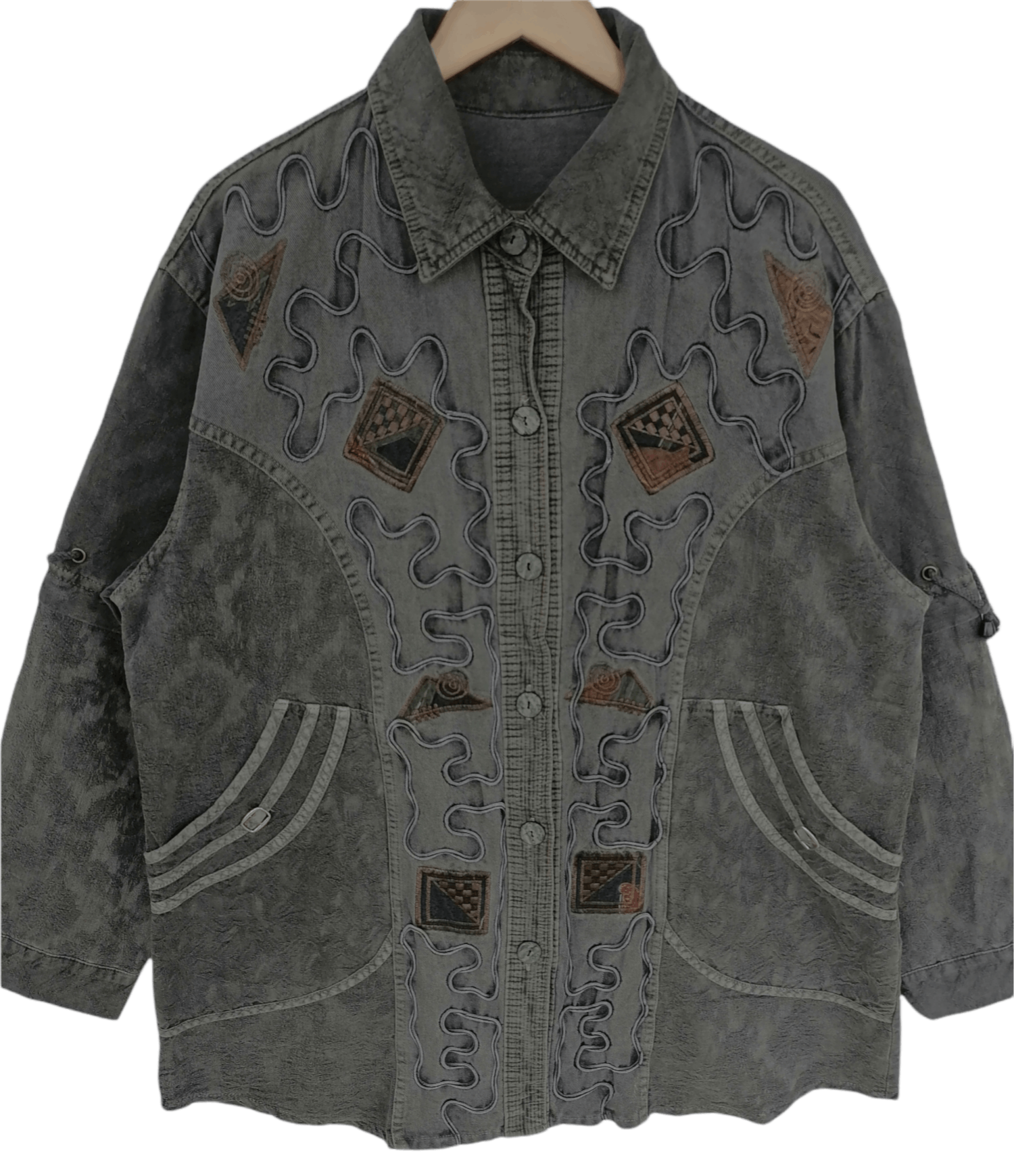 Vintage Vintage Unbranded Button Ups Size US XL / EU 56 / 4 - 4 Thumbnail
