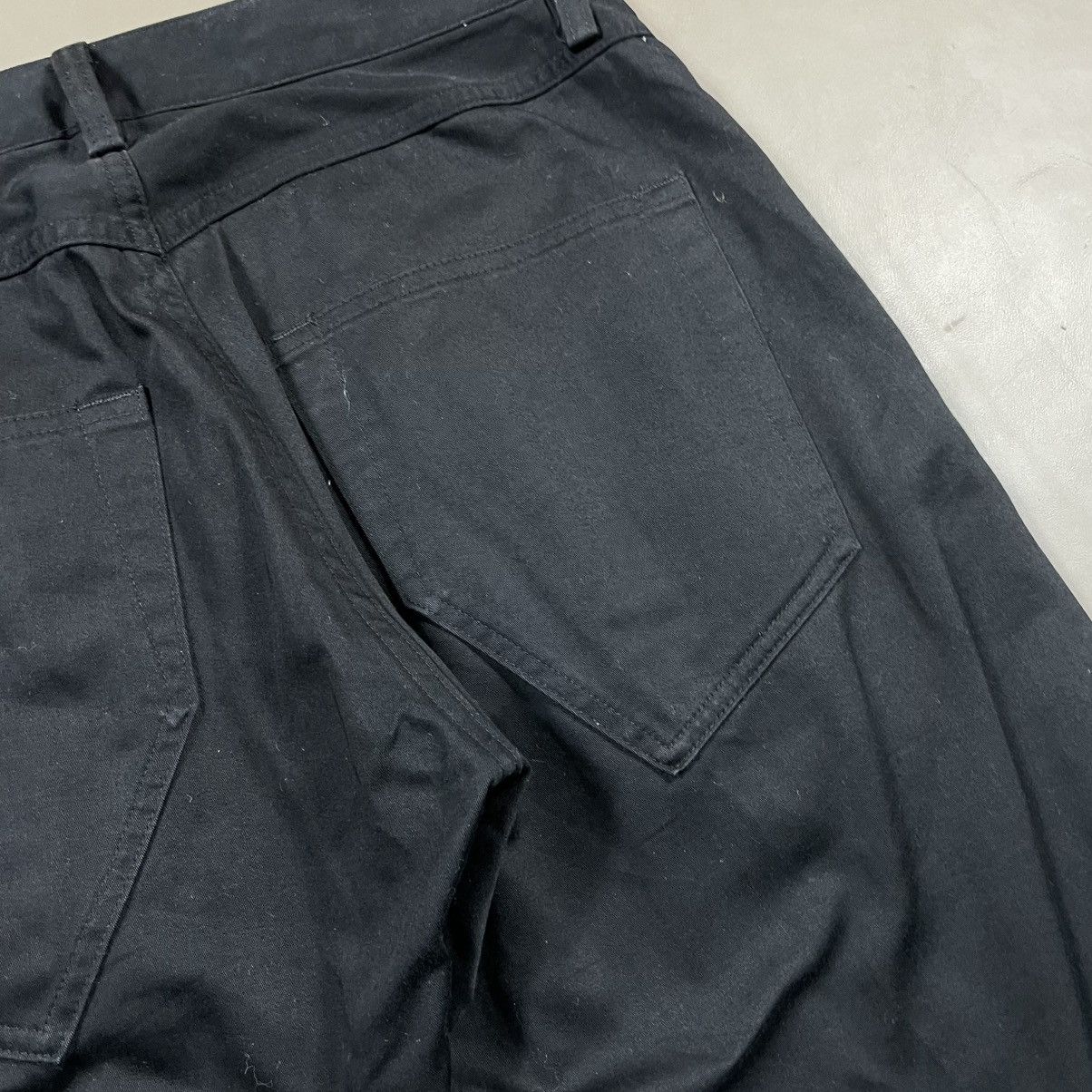 Yohji Yamamoto Y’s YOHJI YAMAMOTO BLACK STRAIGHT CUT PANTS Size US 30 / EU 46 - 8 Thumbnail