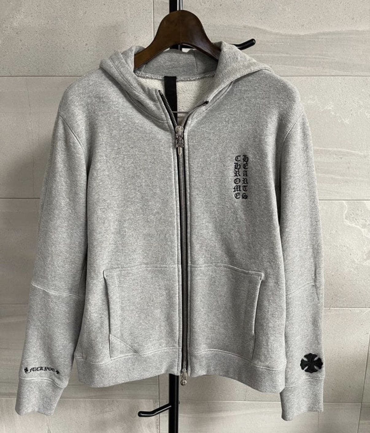 Chrome Hearts Chrome hearts Y Not Zip Ch Plus Cross Patch hoodie Size S Size US S / EU 44-46 / 1 - 1 Thumbnail