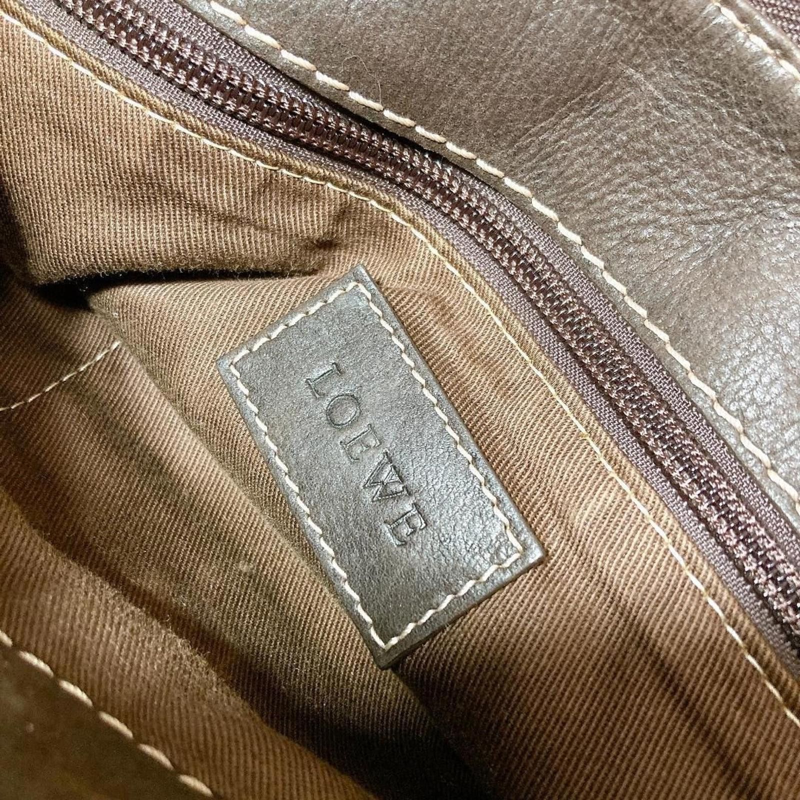 Loewe Loewe - Women's Brown Leather Crossbody Bag Size ONE SIZE - 8 Thumbnail