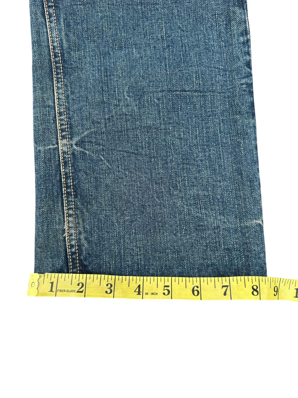 Kapital VINTAGE LEE HALF SELVEDGE JAPANESE DISTRESSED DENIM JEANS Size US 29 - 21 Thumbnail