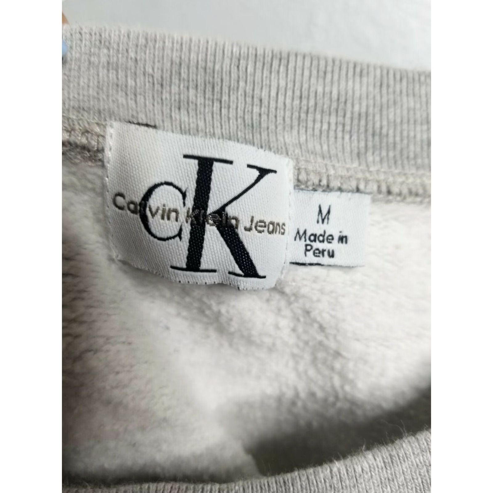 Calvin Klein VINTAGE 90s Calvin Klein Jeans CK Spellout Sweatshirt Mens M Crewneck Size US M / EU 48-50 / 2 - 3 Thumbnail