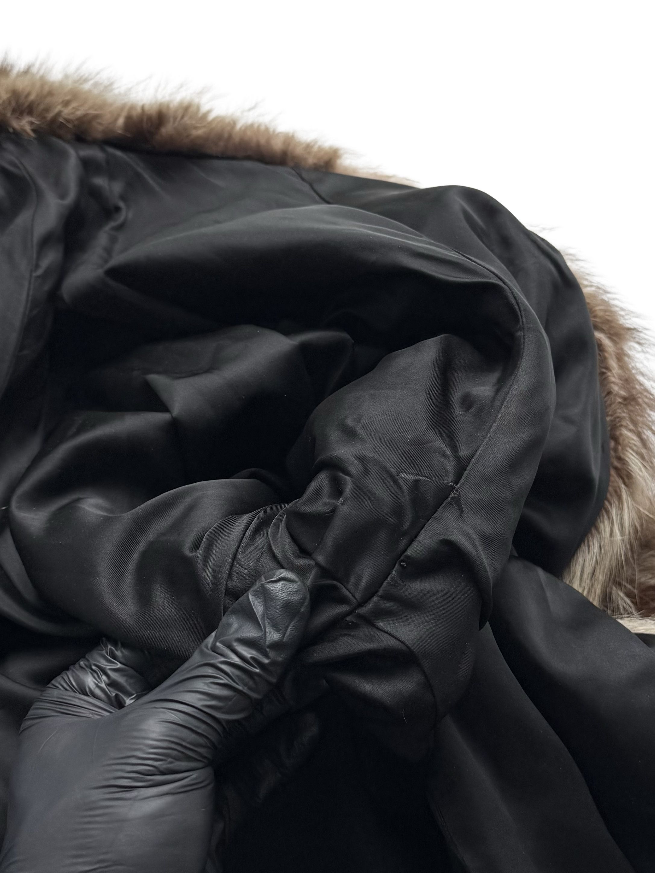 Vintage Vintage Real Fur Coat Brown Long Fur Jacket Winter Luxury Size L / US 10 / IT 46 - 20 Thumbnail