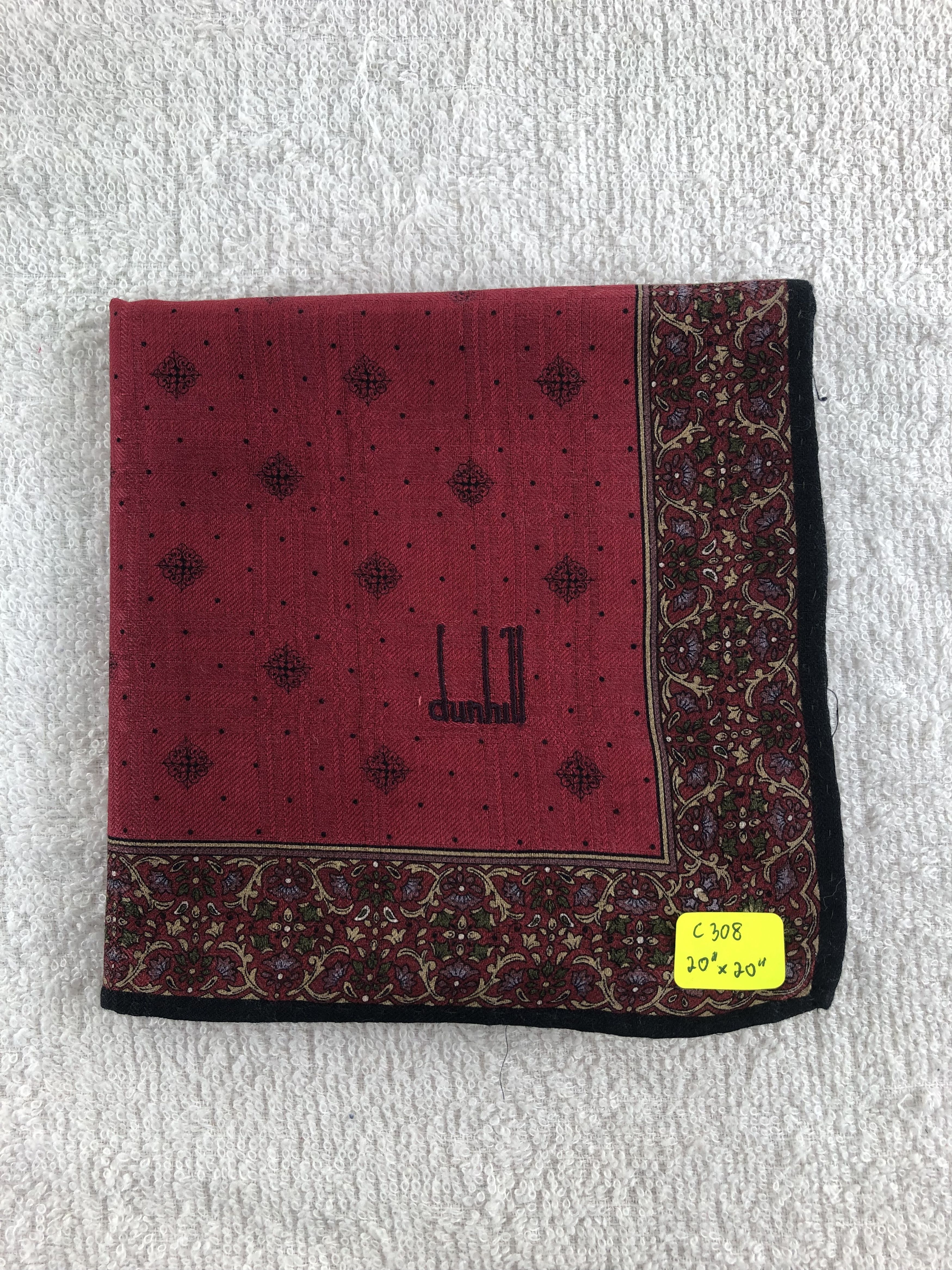 Alfred Dunhill Alfred Dunhill Handkerchief / Bandana / Neckerchief C308 Size ONE SIZE - 6 Thumbnail